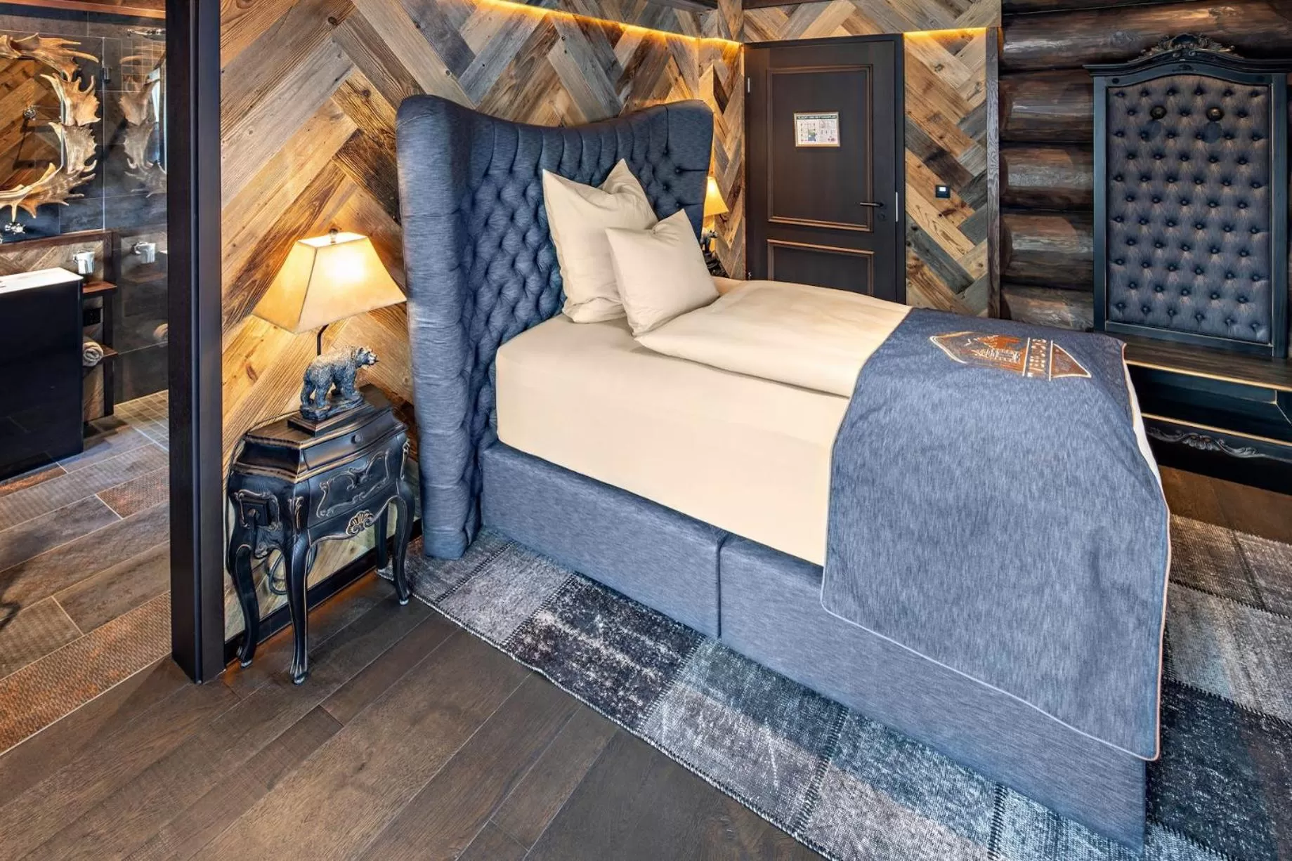 Bed in Timberjacks Kassel Motel