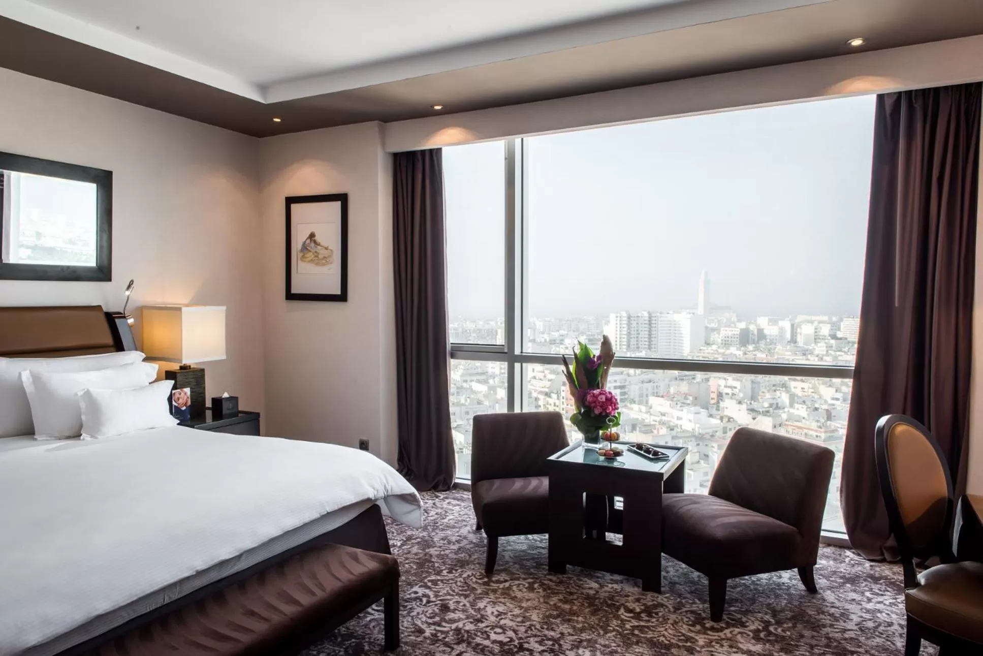 Bed in Kenzi Tower Hotel