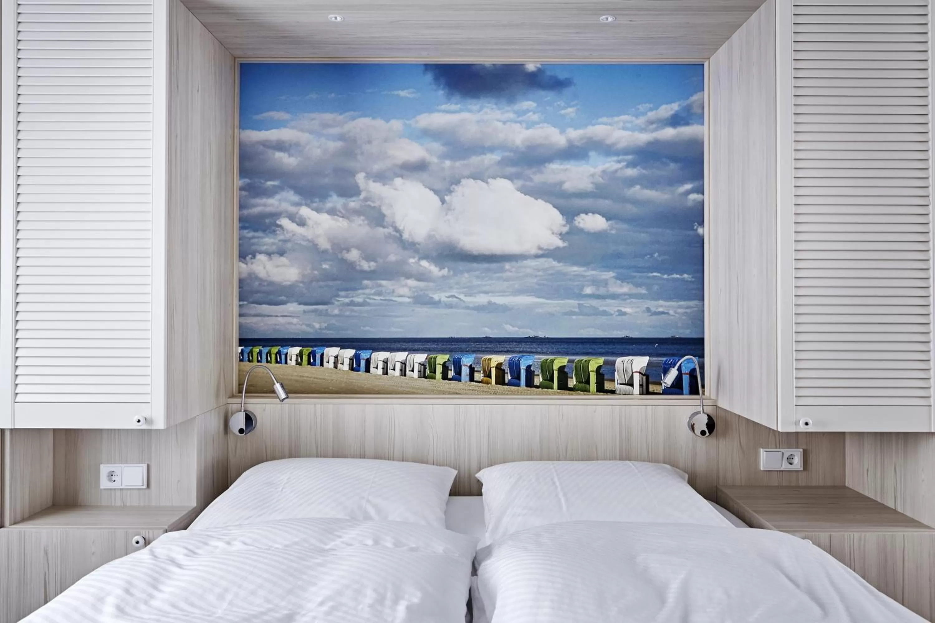 Bed in Duus Hotel garni