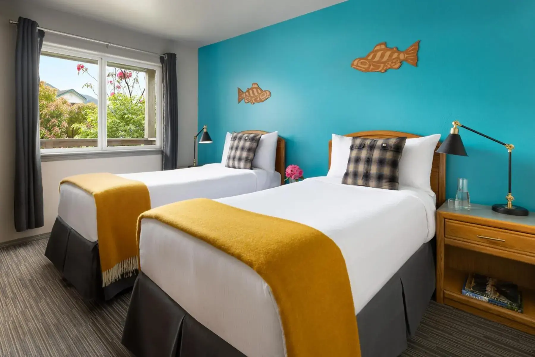 Twin Room with Garden View in The Ketch Inn Twin Room with Garden View in The Ketch Inn