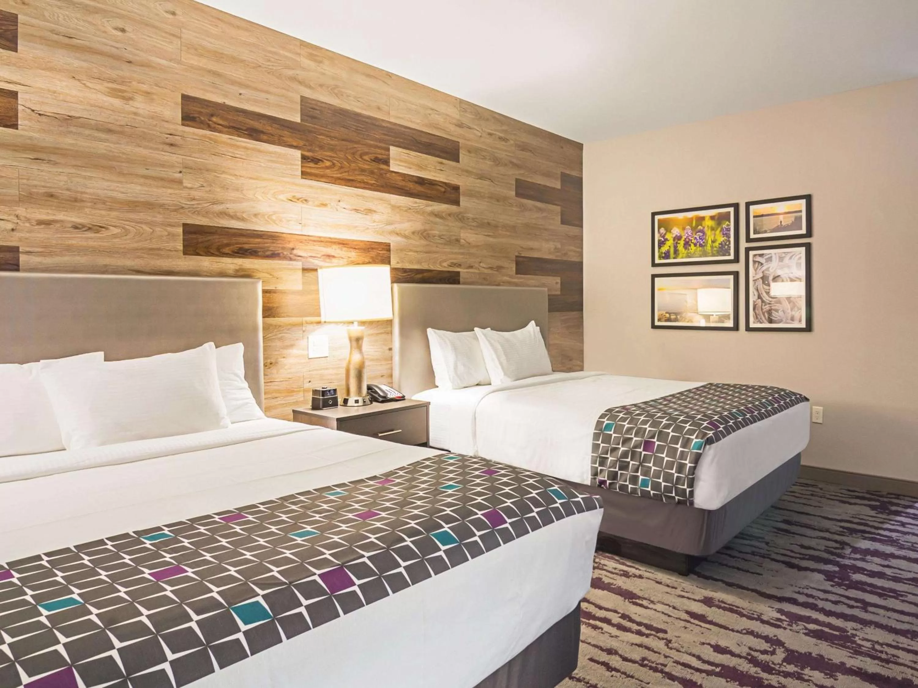 Queen Room with Two Queen Beds and Roll-In Shower - Mobility/Hearing Accessible - Non-Smoking in La Quinta by Wyndham Dallas - Wylie