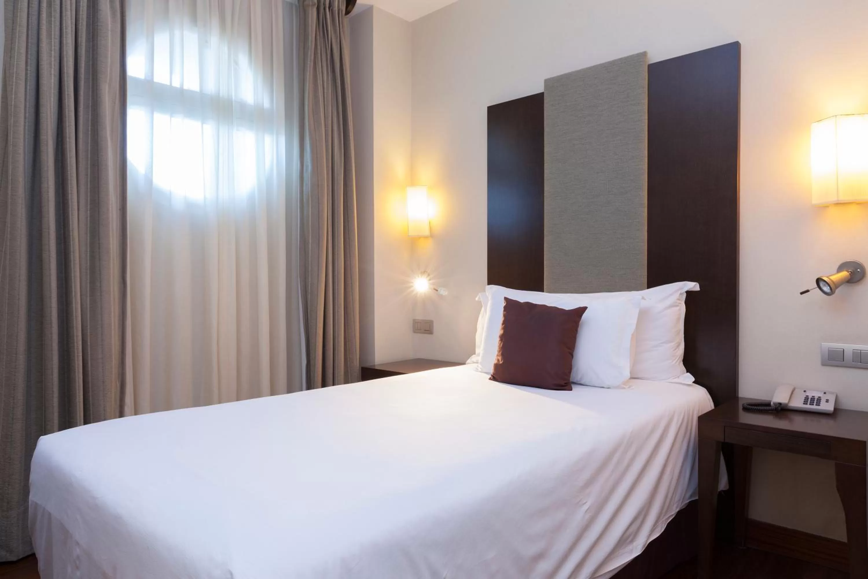 Bed in Hotel URH Palacio de Oriol