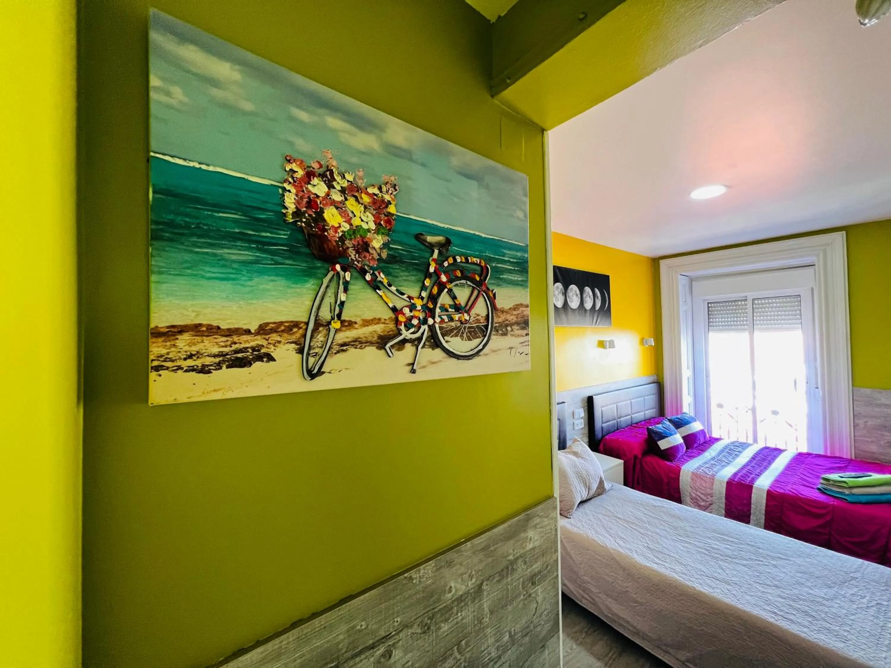 Bed in Hostal Numancia