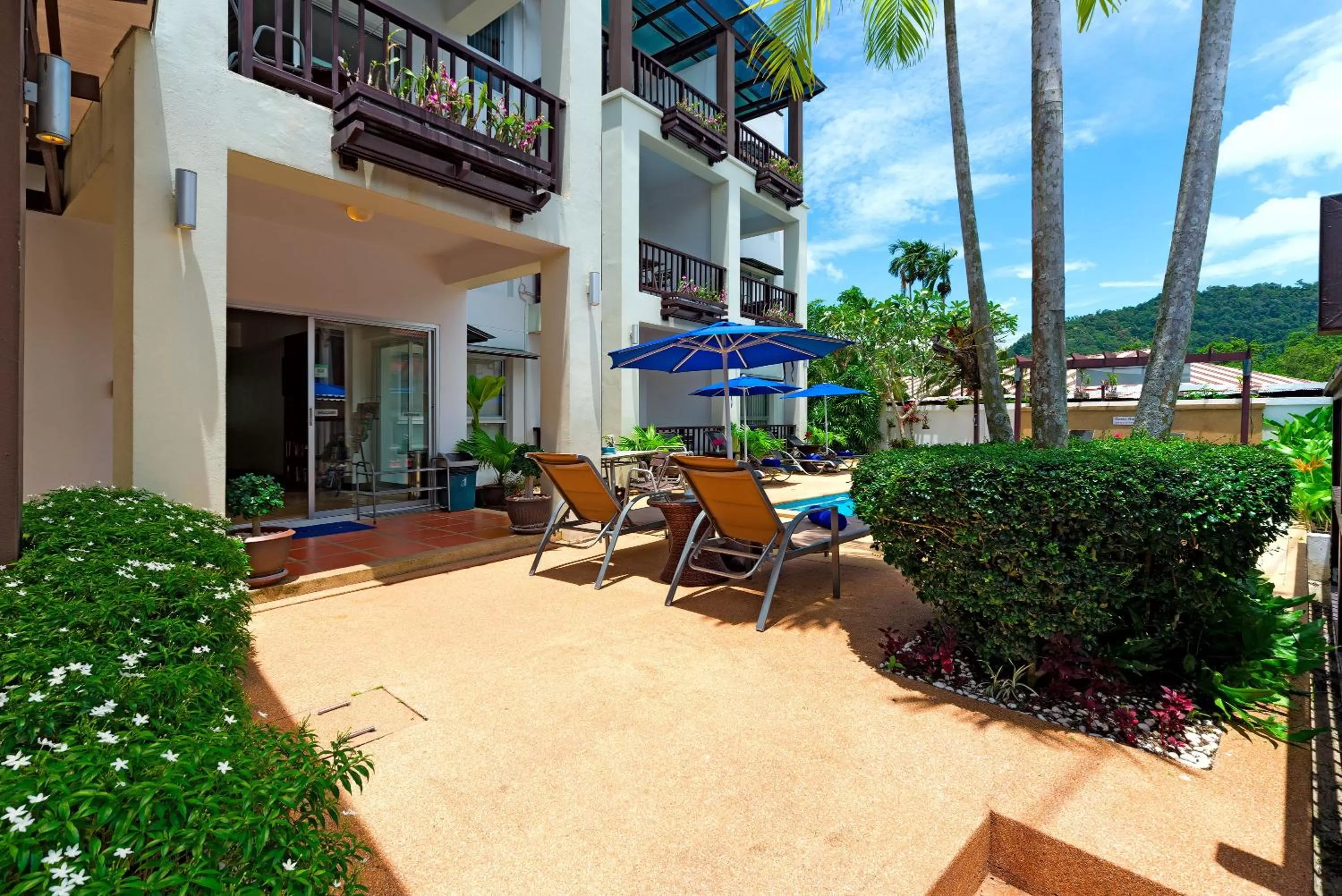 Patio in Krabi Apartment Hotel