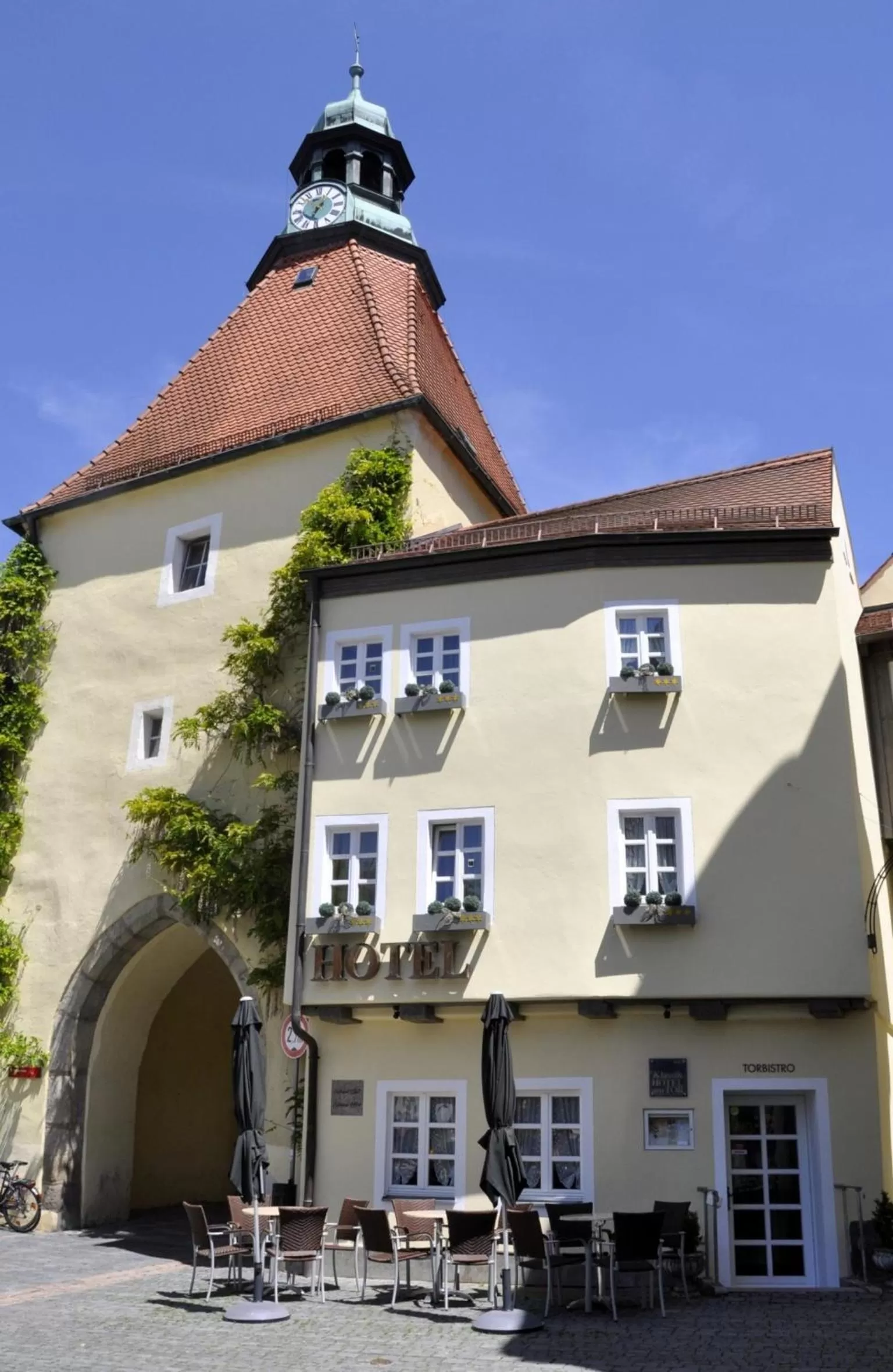 Property building in Klassik Hotel am Tor
