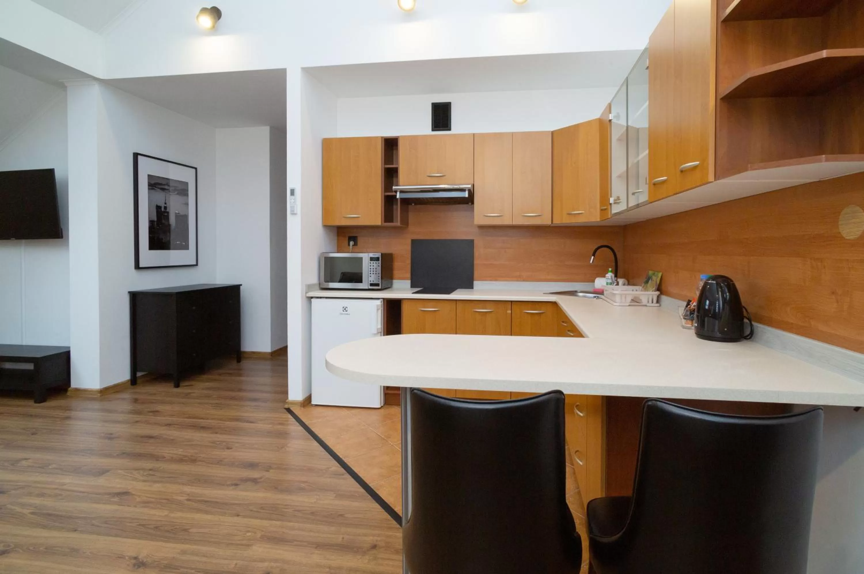 kitchen in Warsaw Apartments - Apartamenty Wilanów