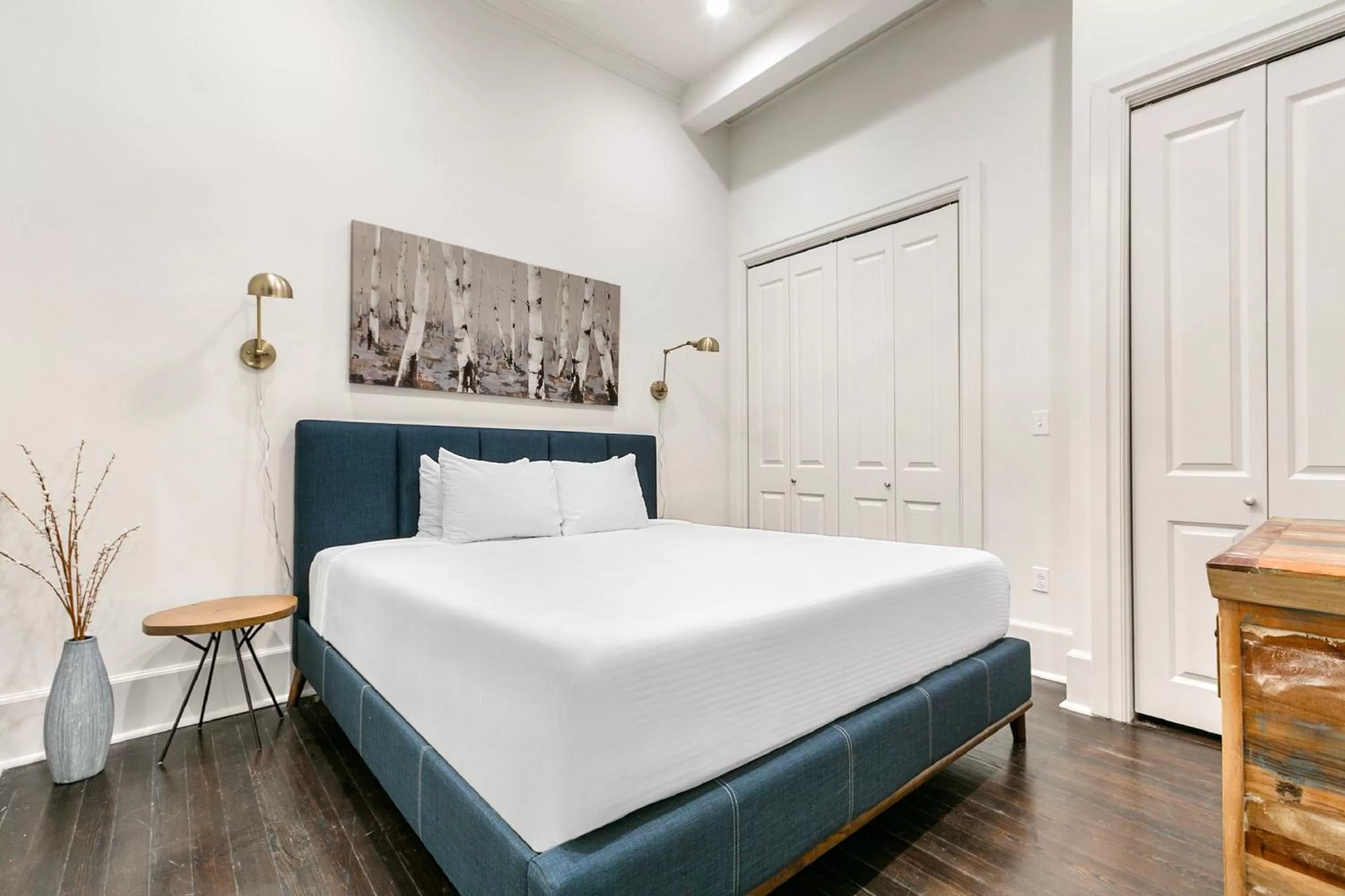 Bedroom, Bed in 1 and 2 BR Private Condos Steps Away From French Quarter
