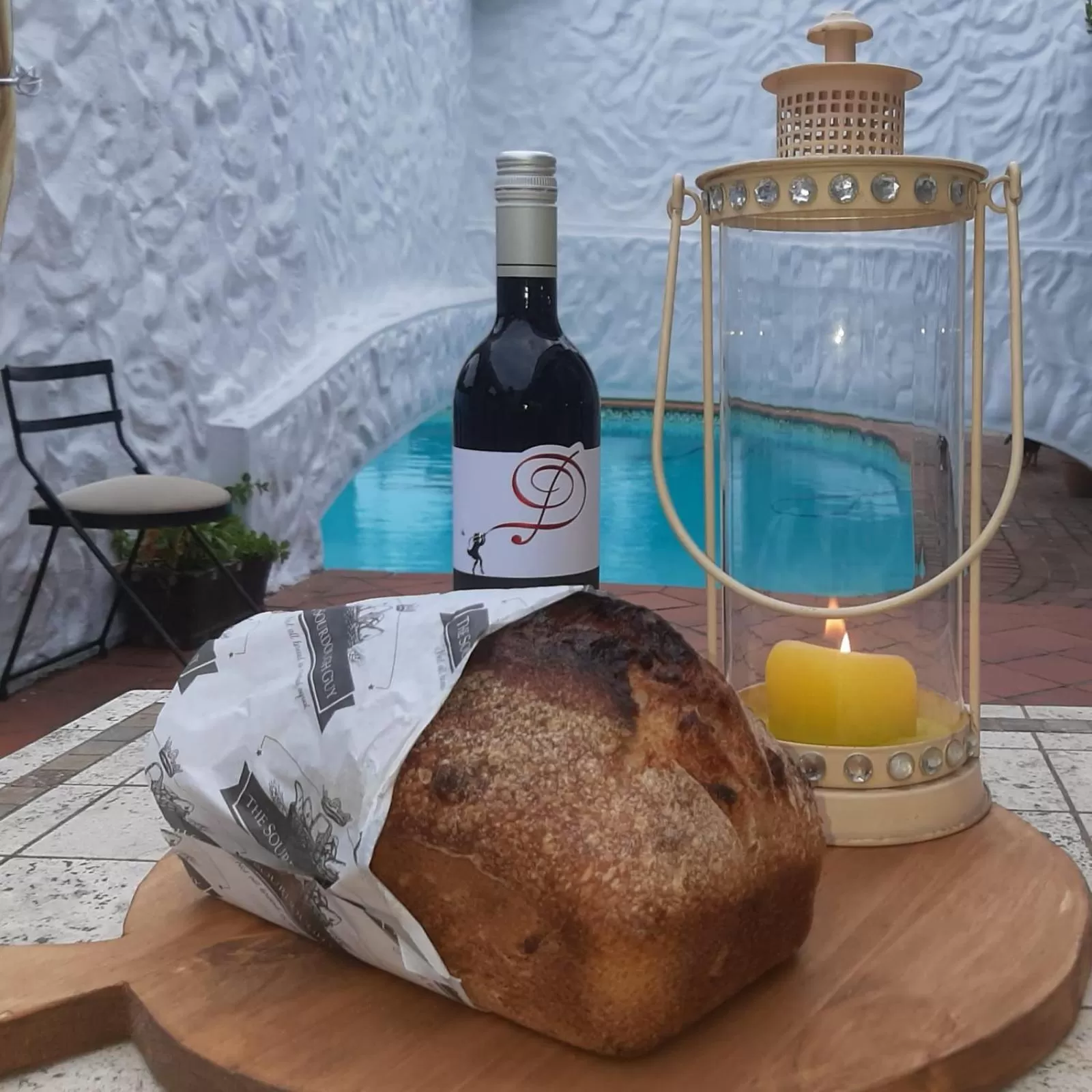 Swimming pool in Umuzi Guest House