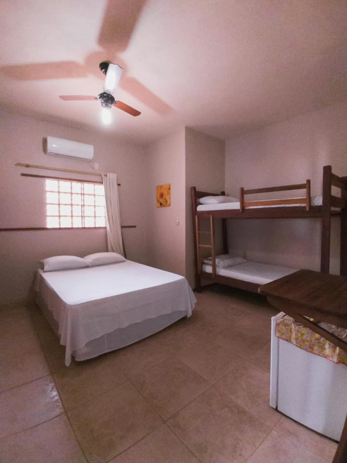 Bed in Pousada La Cabana