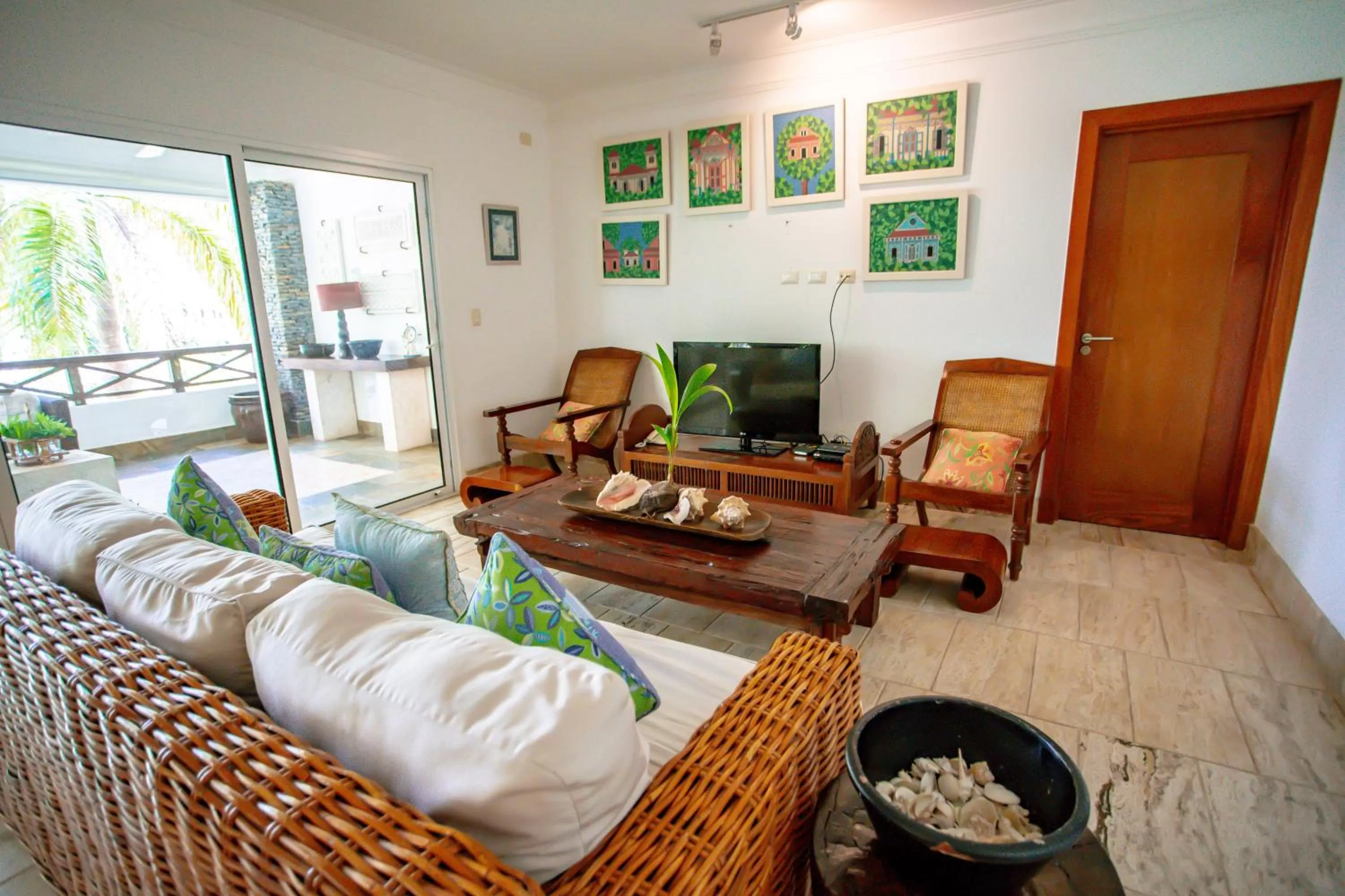 Living room in Xeliter Balcones del Atlantico - Las Terrenas