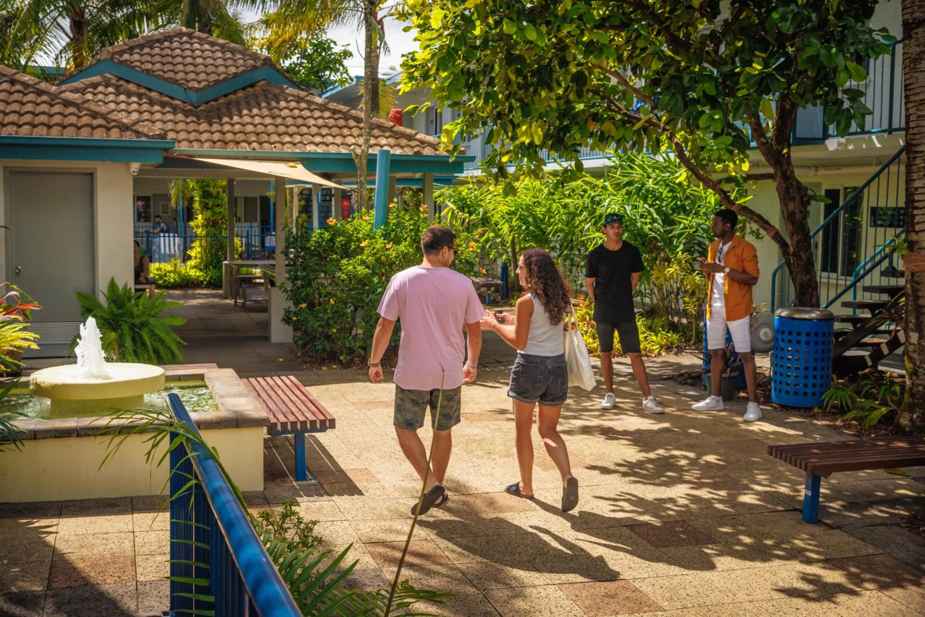 Garden in YHA Cairns Central