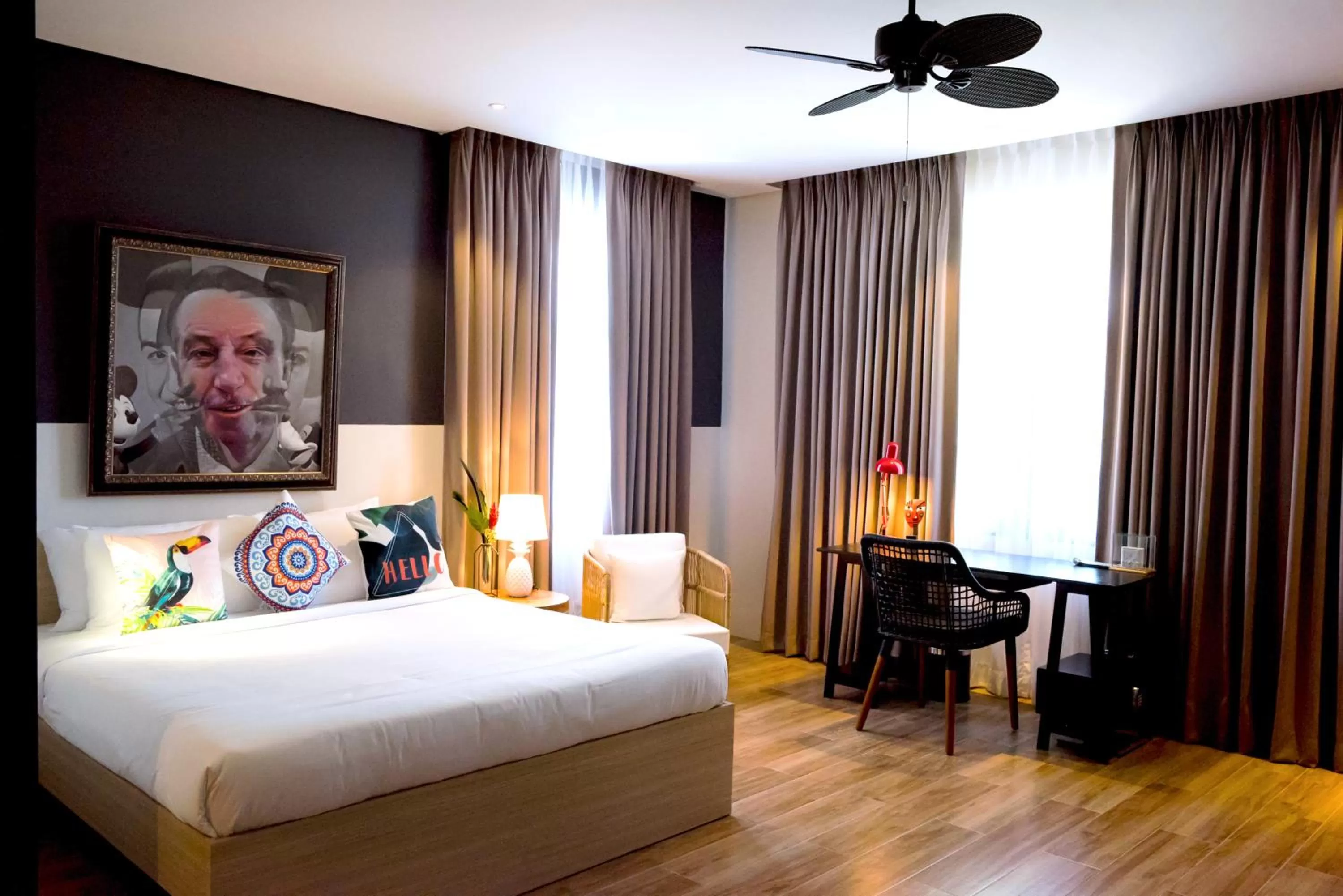 Bed in UNWND Boutique Hotel Dumaguete