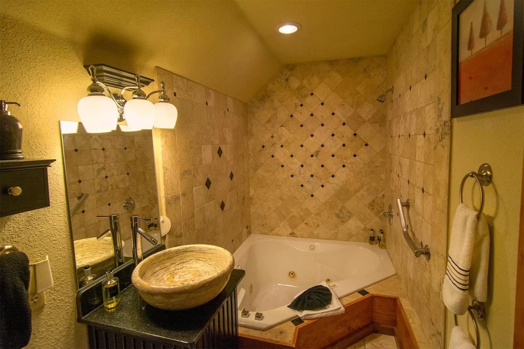 Bathroom in All Seasons Inn