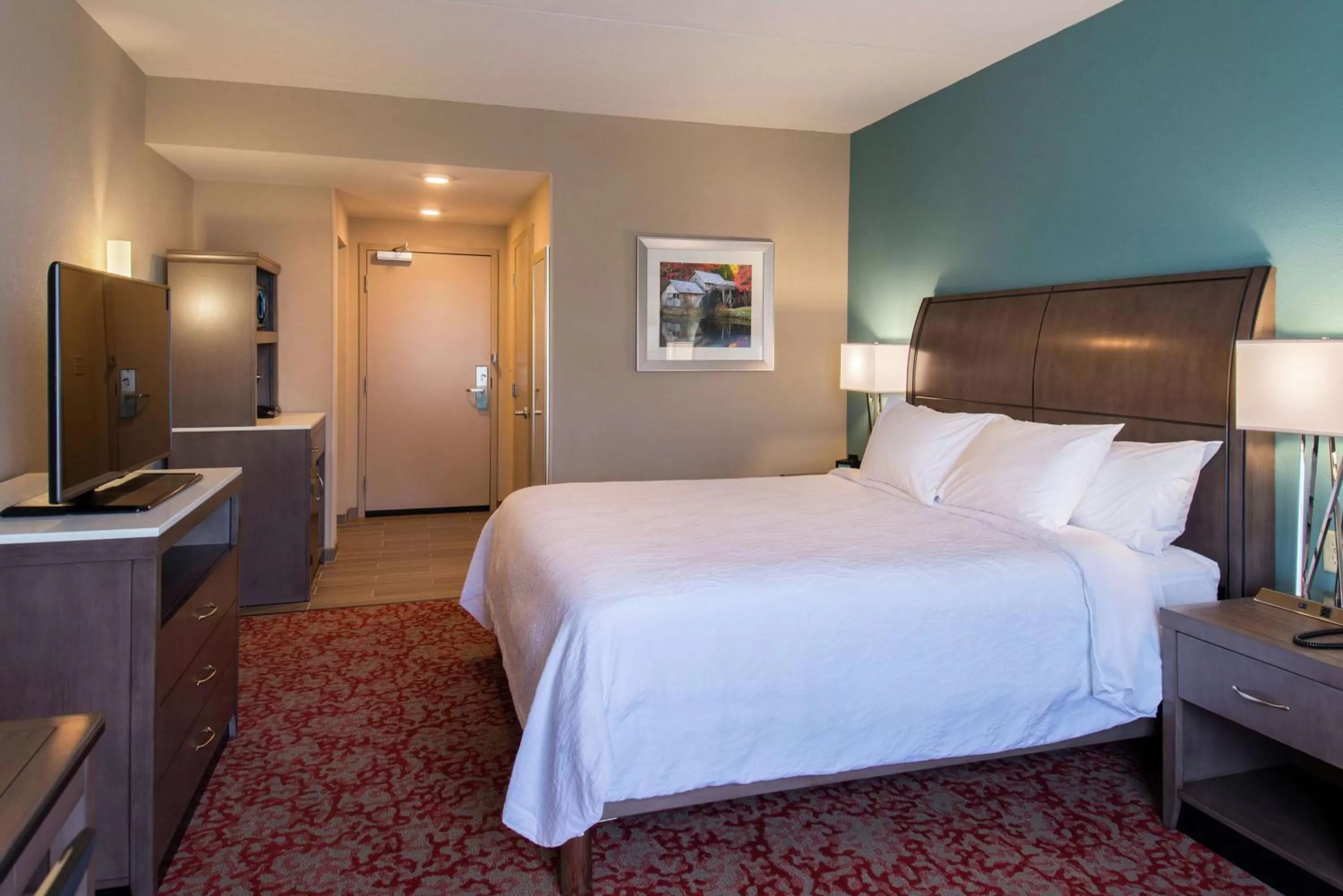 Bedroom, Bed in Hilton Garden Inn Bristol