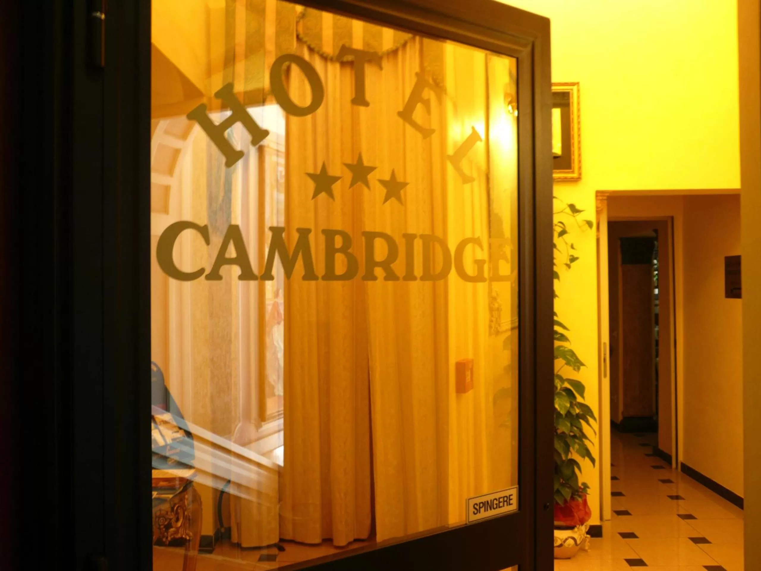 Facade/entrance in Cambridge Hotel