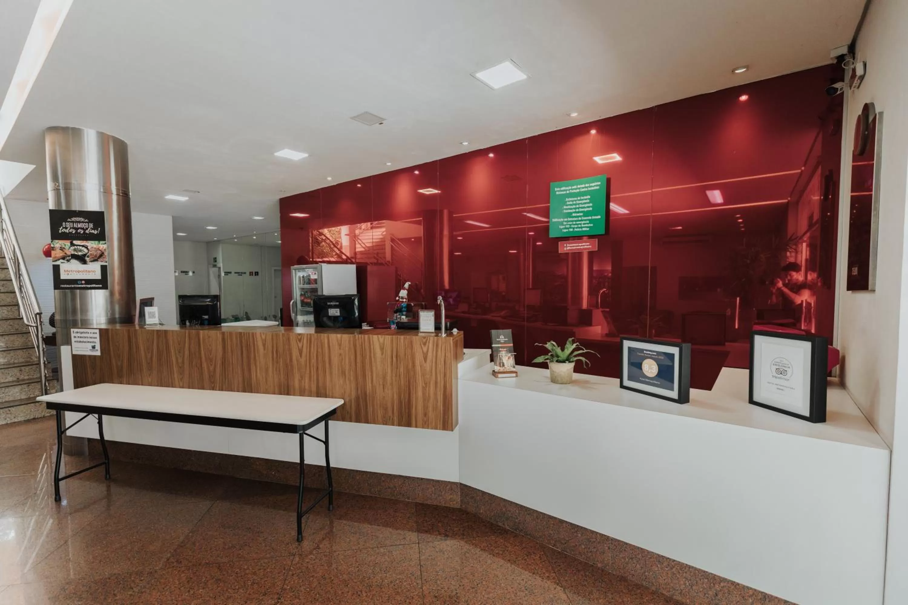 Lobby or reception in Hotel Metropolitano