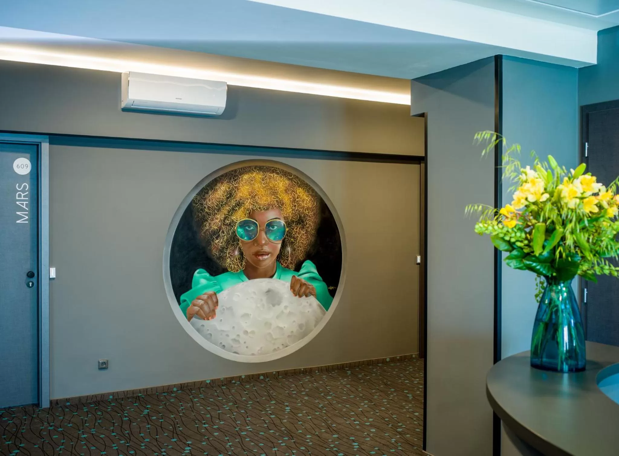 Lobby or reception in Rooftop Planet Prague Hotel