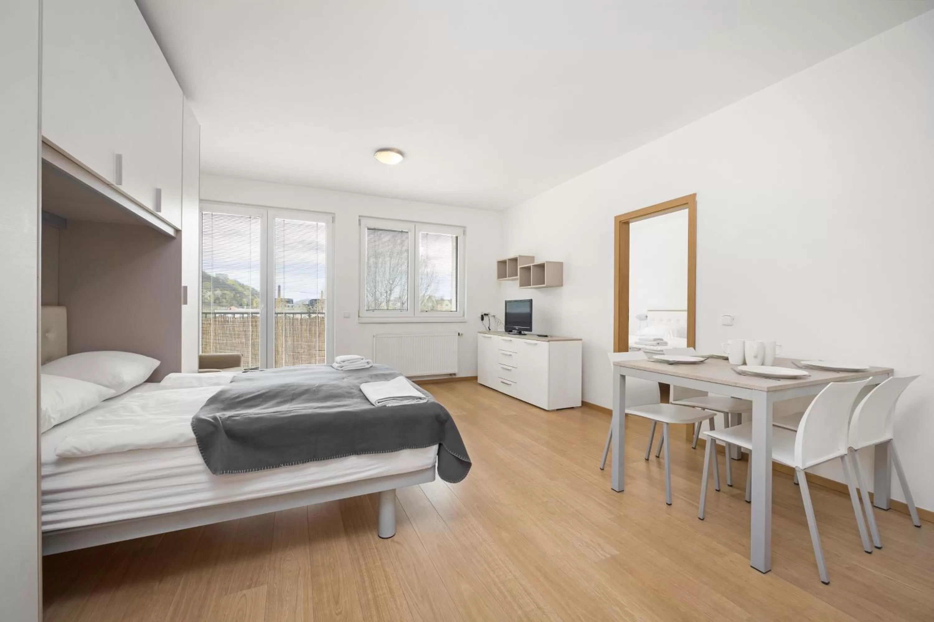 Bed in Prague City Residence