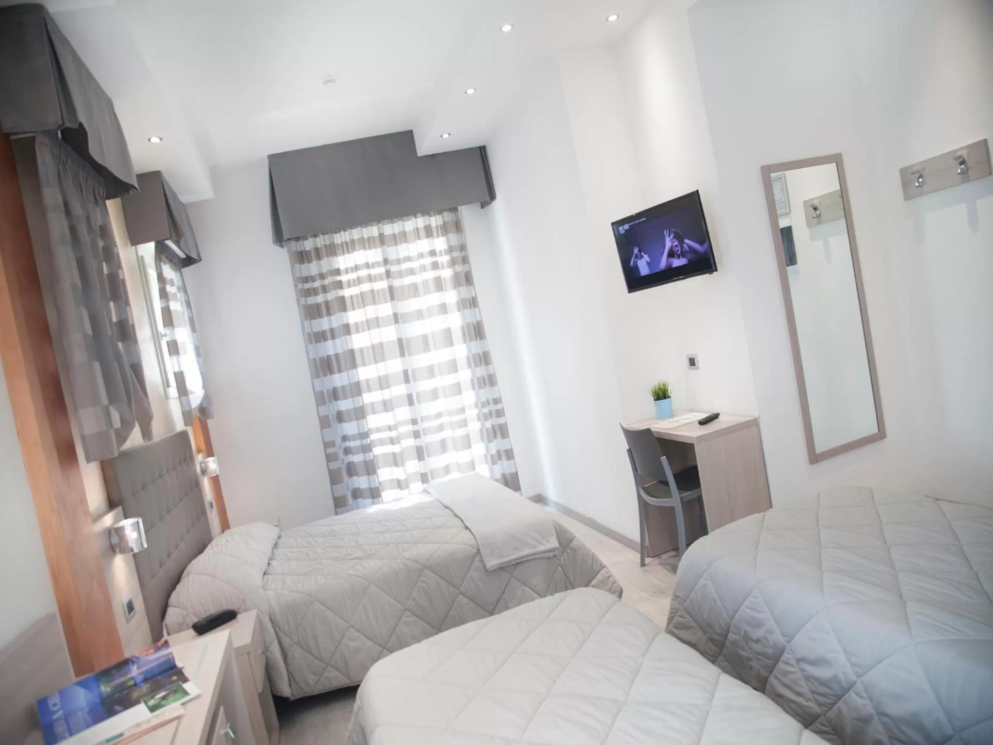 Bed in Hotel Gabbiano