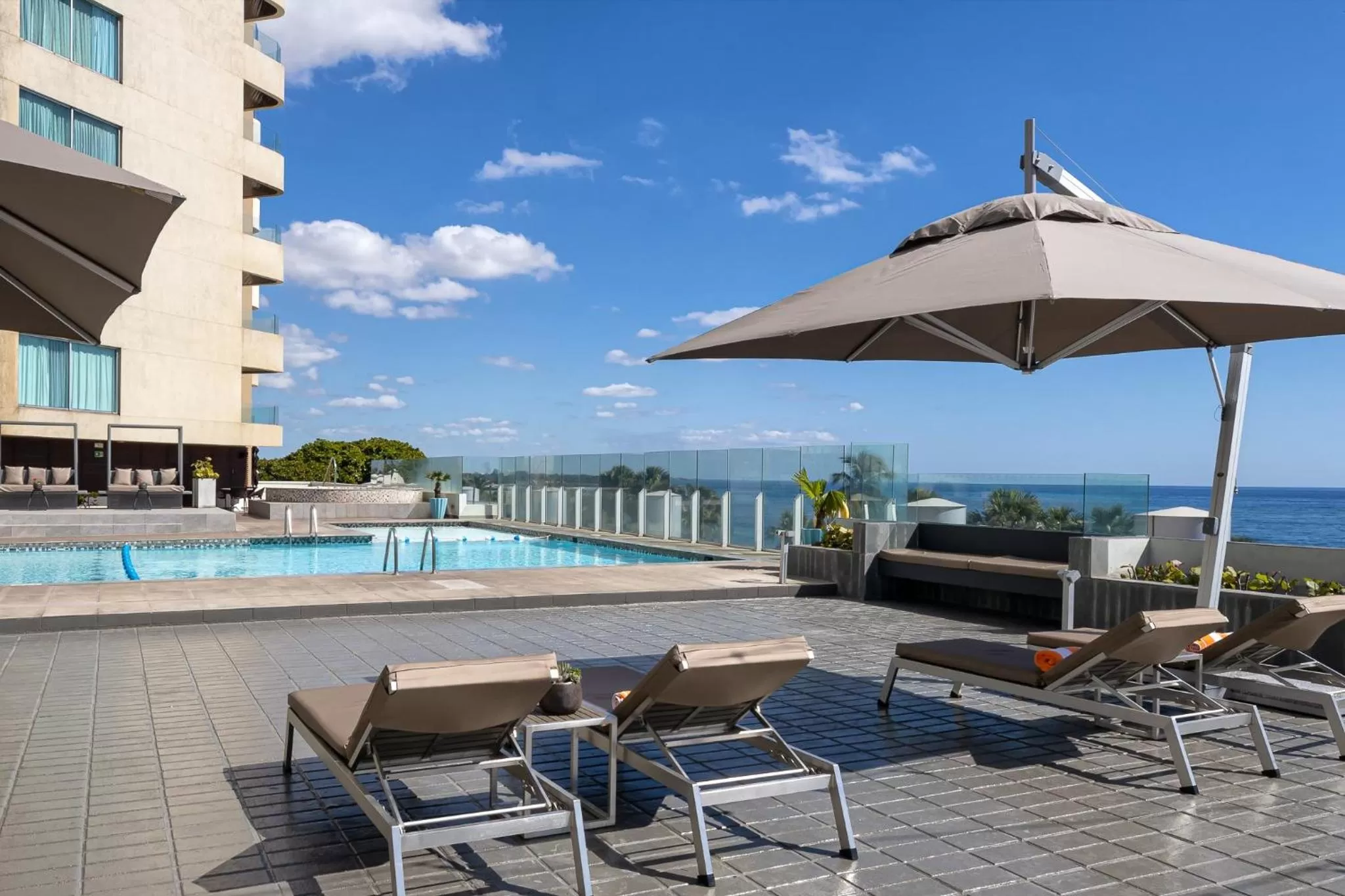 Swimming pool in Crowne Plaza Santo Domingo by IHG