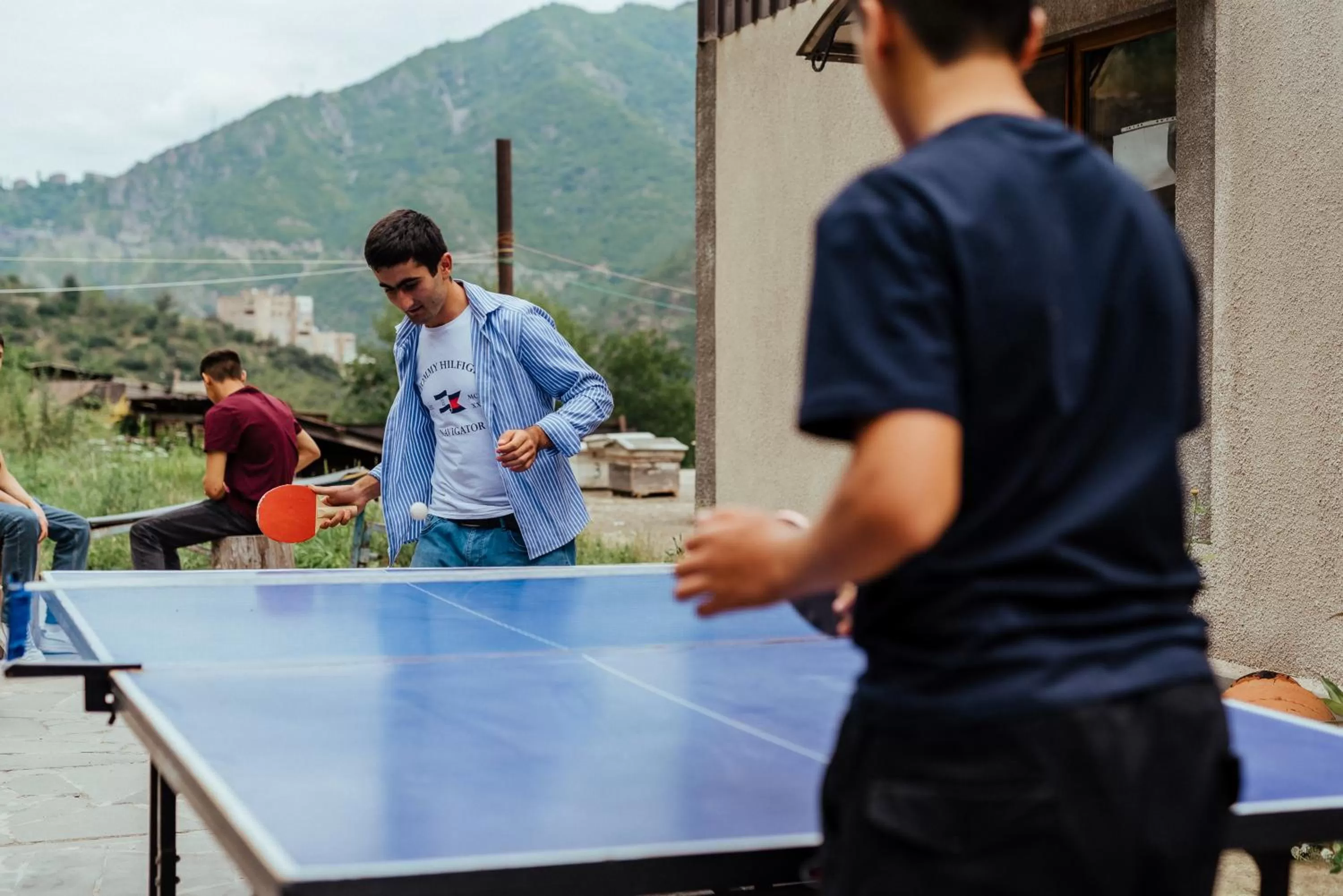 Table Tennis in IRIS B&B in DEBED CANYON