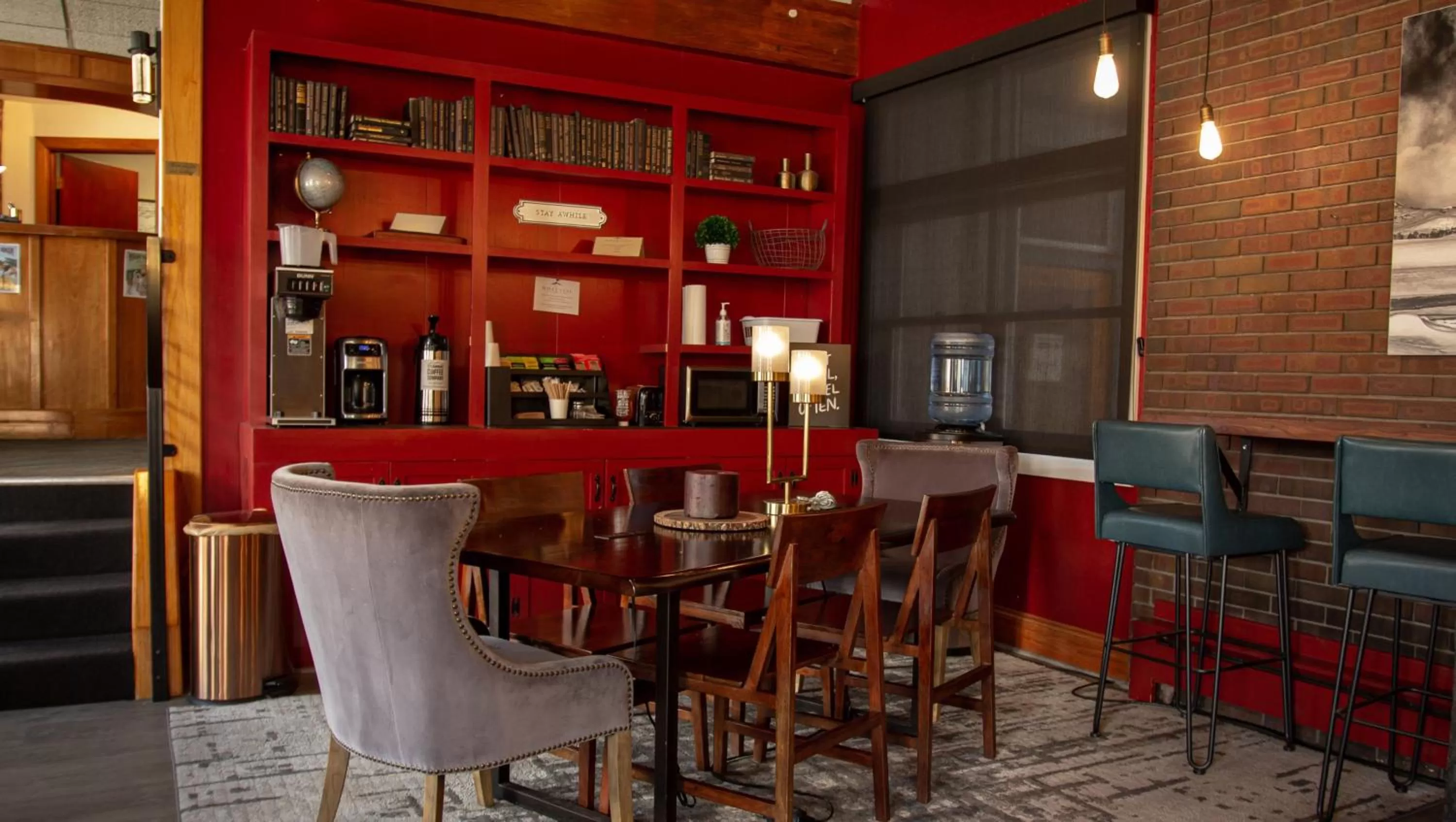 Lobby or reception in The Bristol Hotel