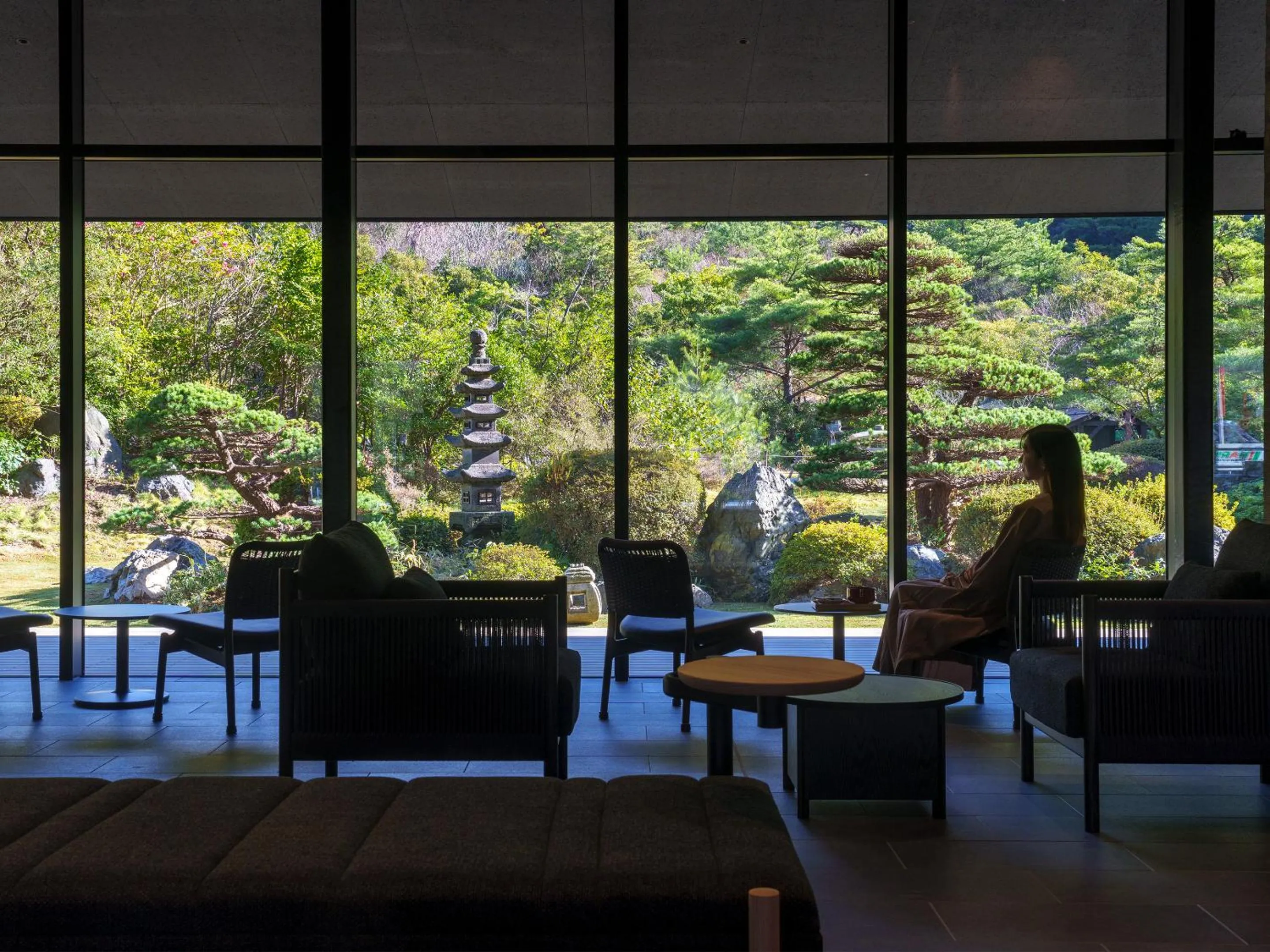 Garden in Unzen Miyazaki Ryokan