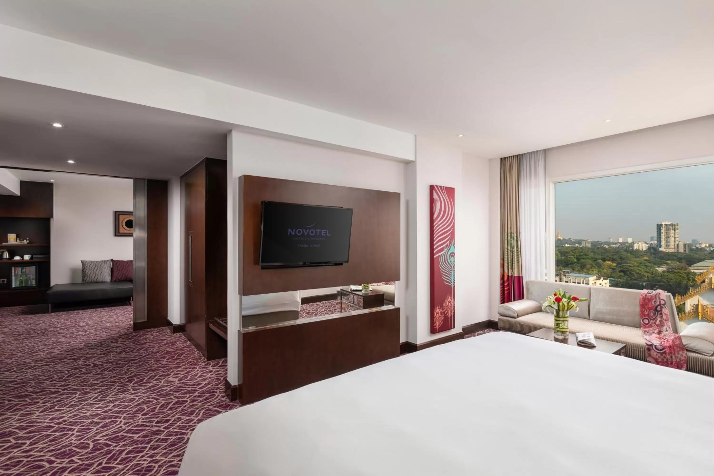 Bedroom, Bed in Novotel Yangon Max