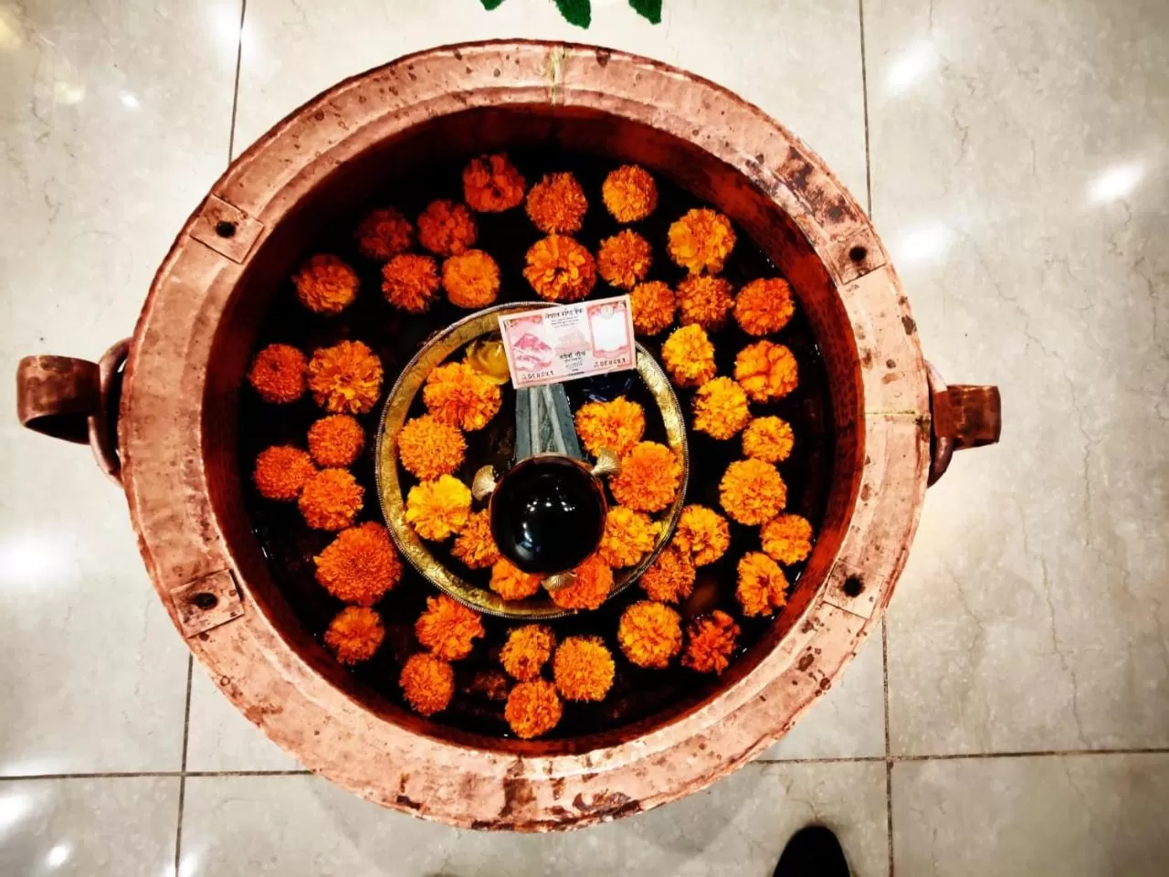 Decorative detail in Hotel Krishna Kathmandu