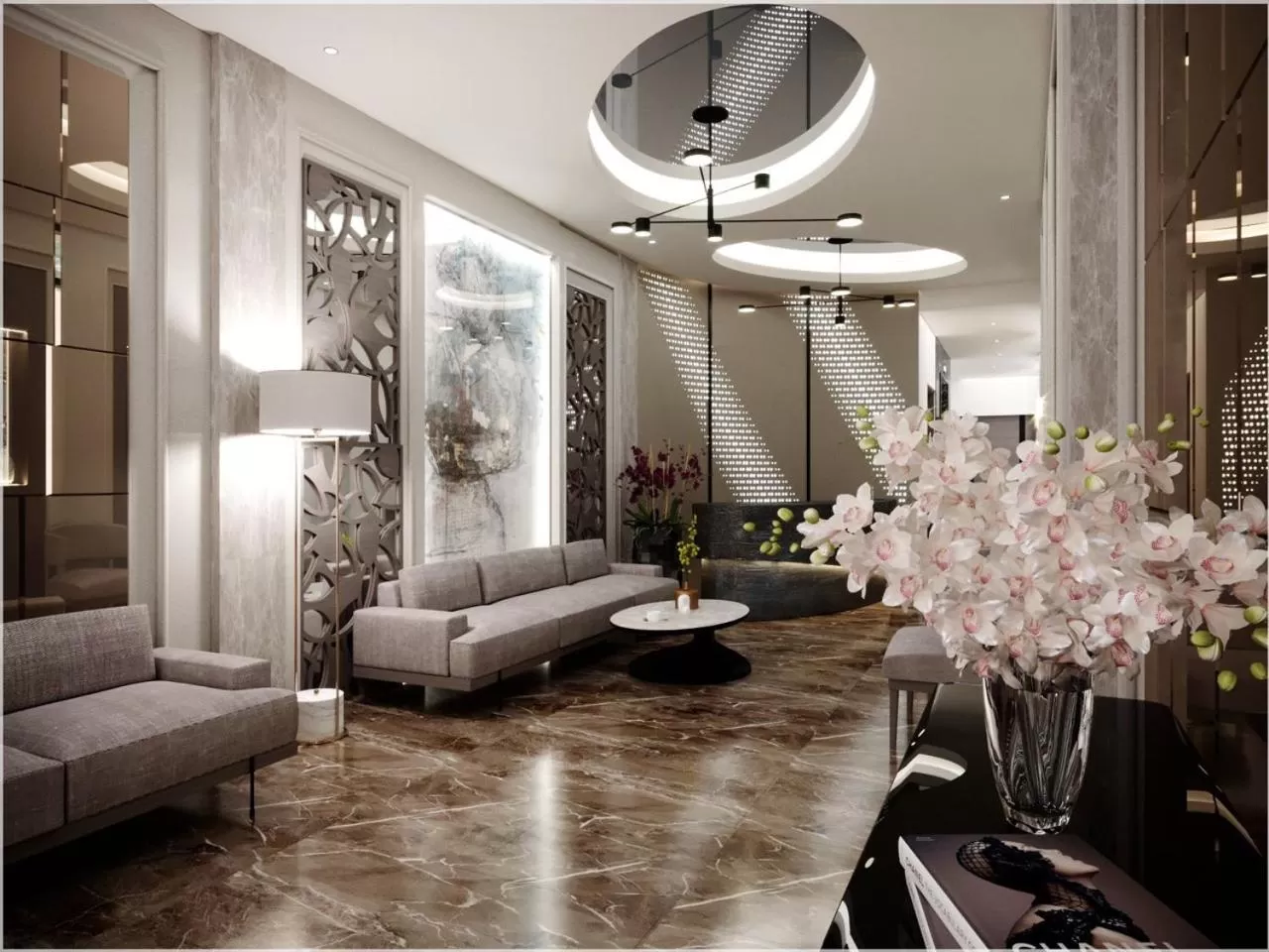 Living room in L'amant de Hanoi Hotel - khách sạn Lamant de Hà Nội