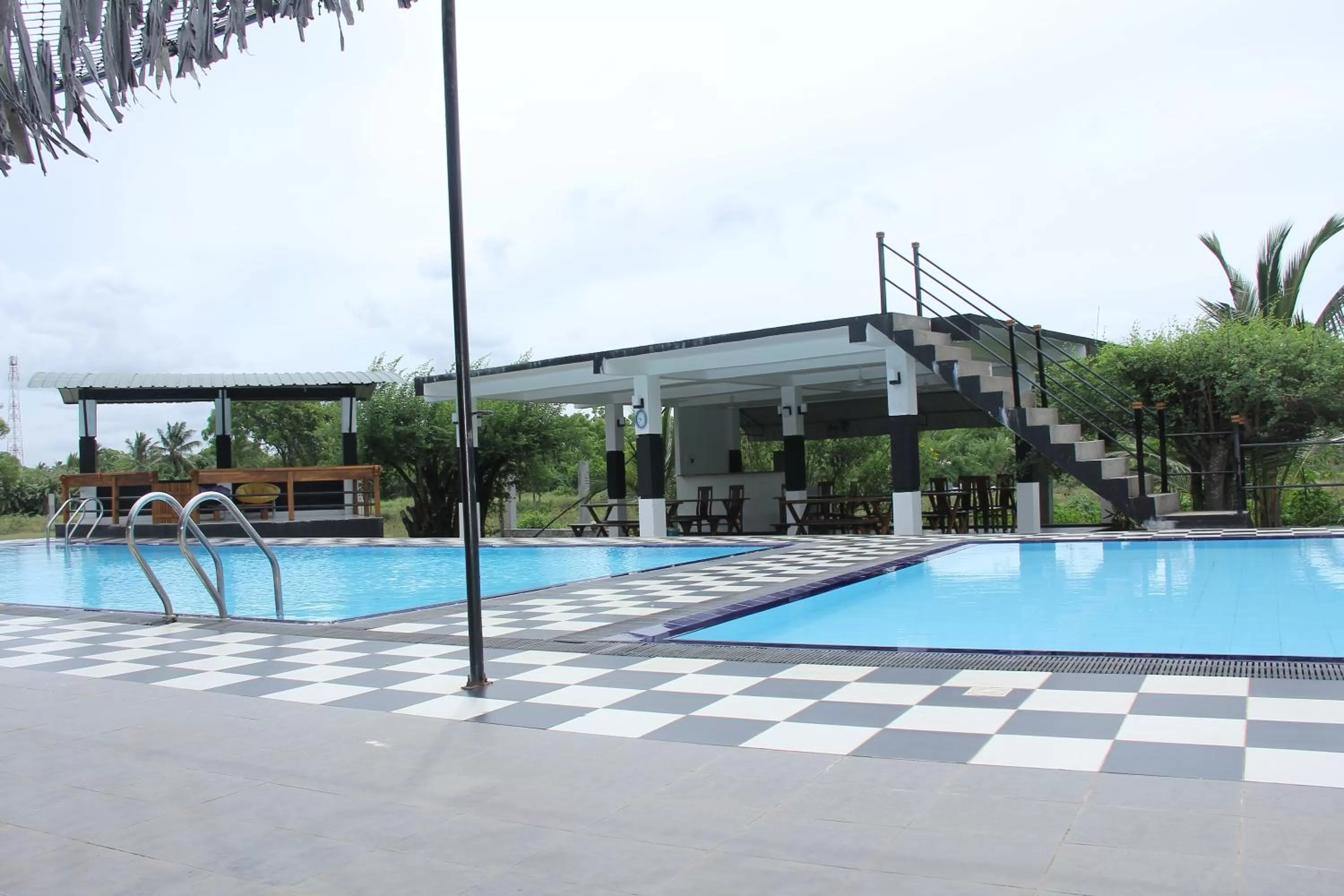 Pool view in Eco Hotel Black & White - Anuradhapura