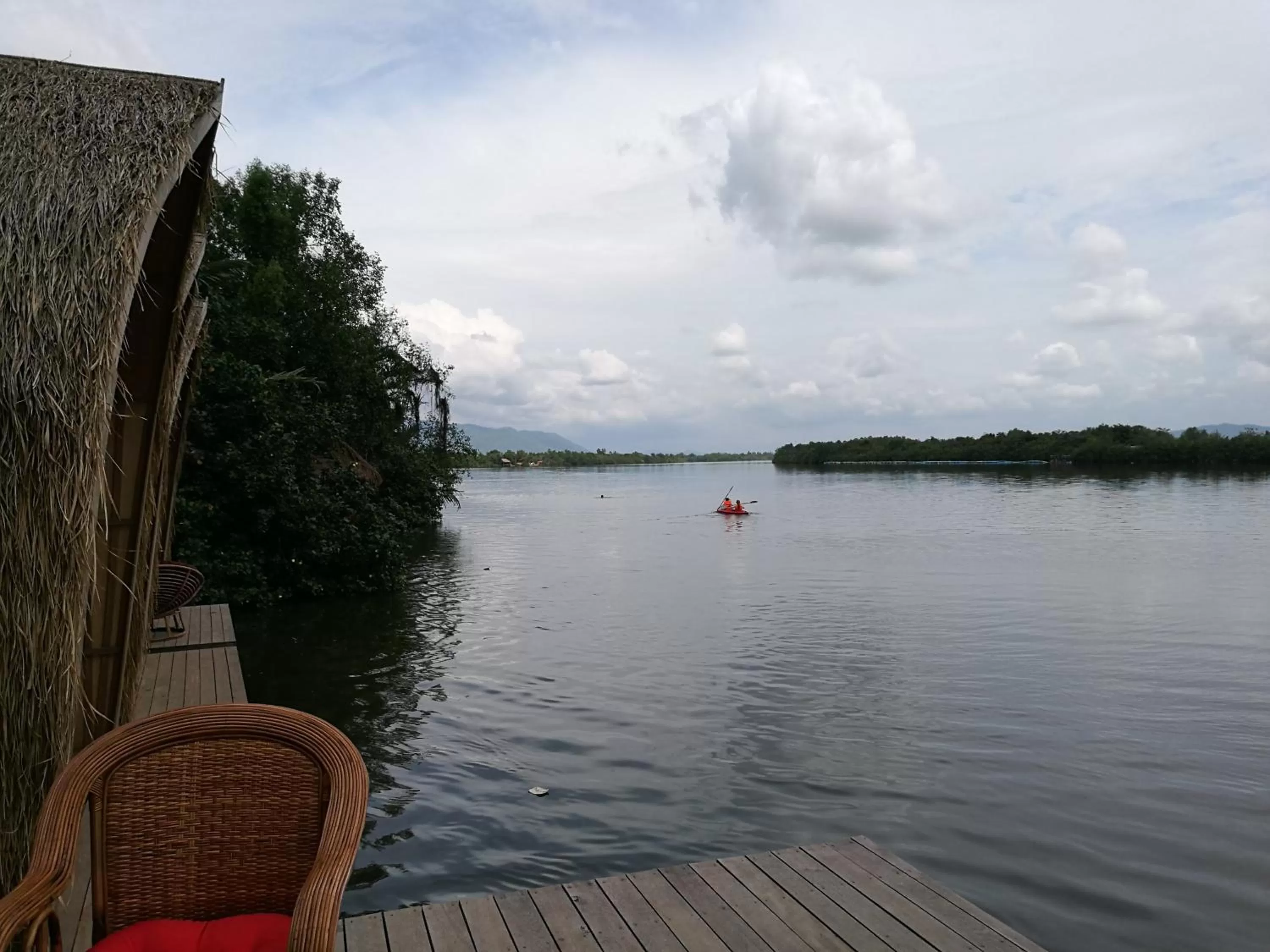 River view in Bamboo Bungalow