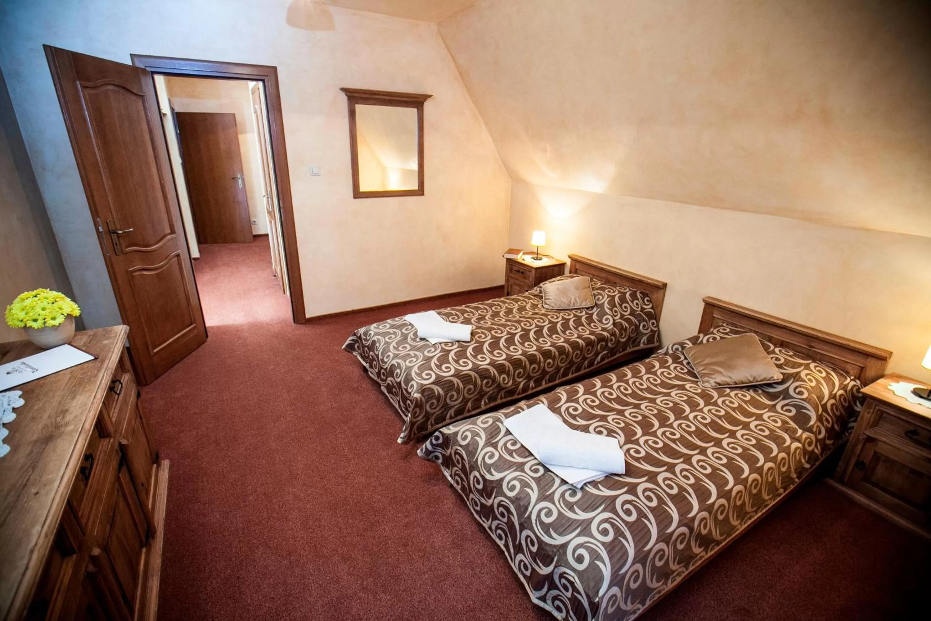 Photo of the whole room, Bed in Hotel Dwór Karolówka