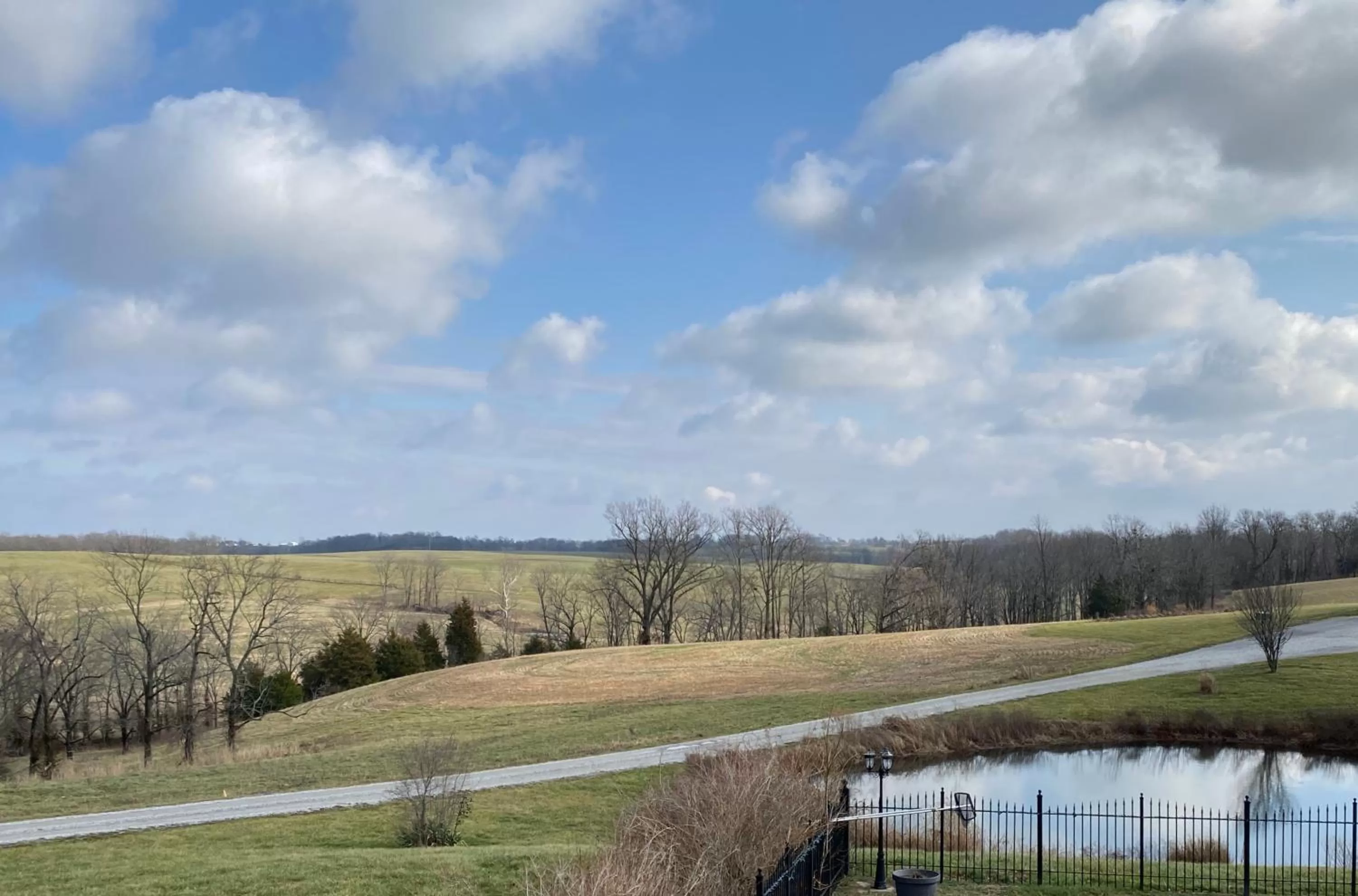 Pool view in Wildflower Ranch Inn
