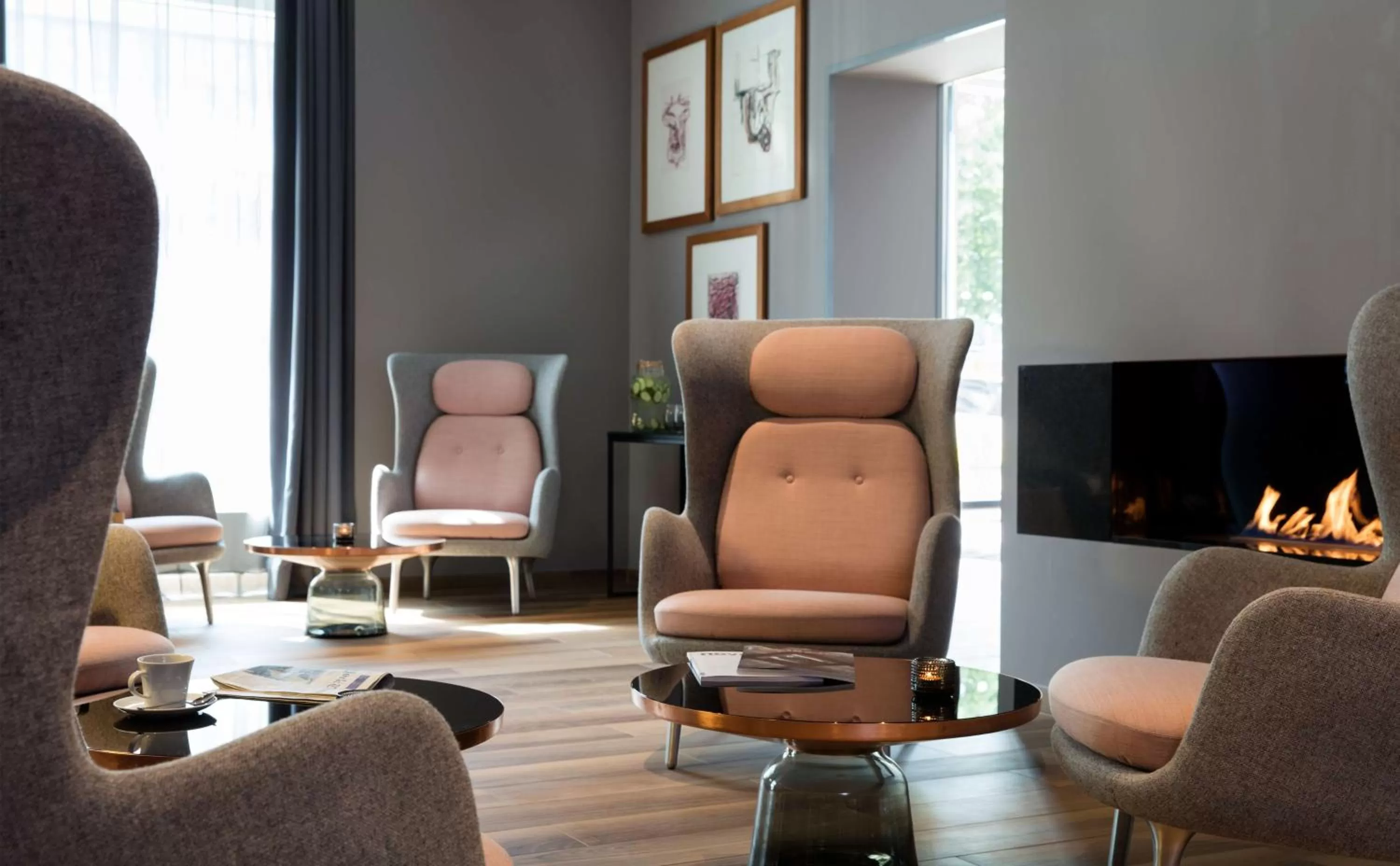 Lobby or reception in art'otel berlin mitte, Powered by Radisson Hotels