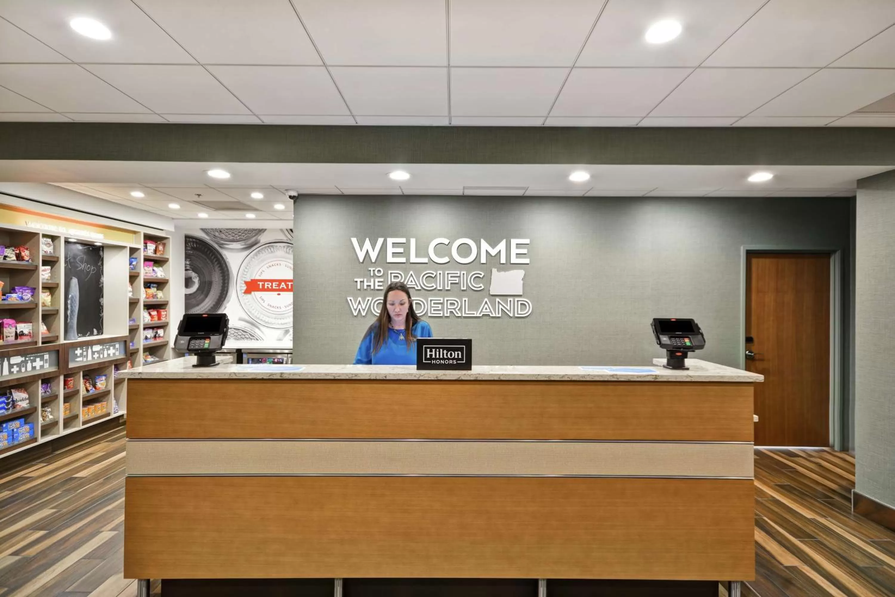 Lobby or reception in Hampton Inn & Suites Grants Pass