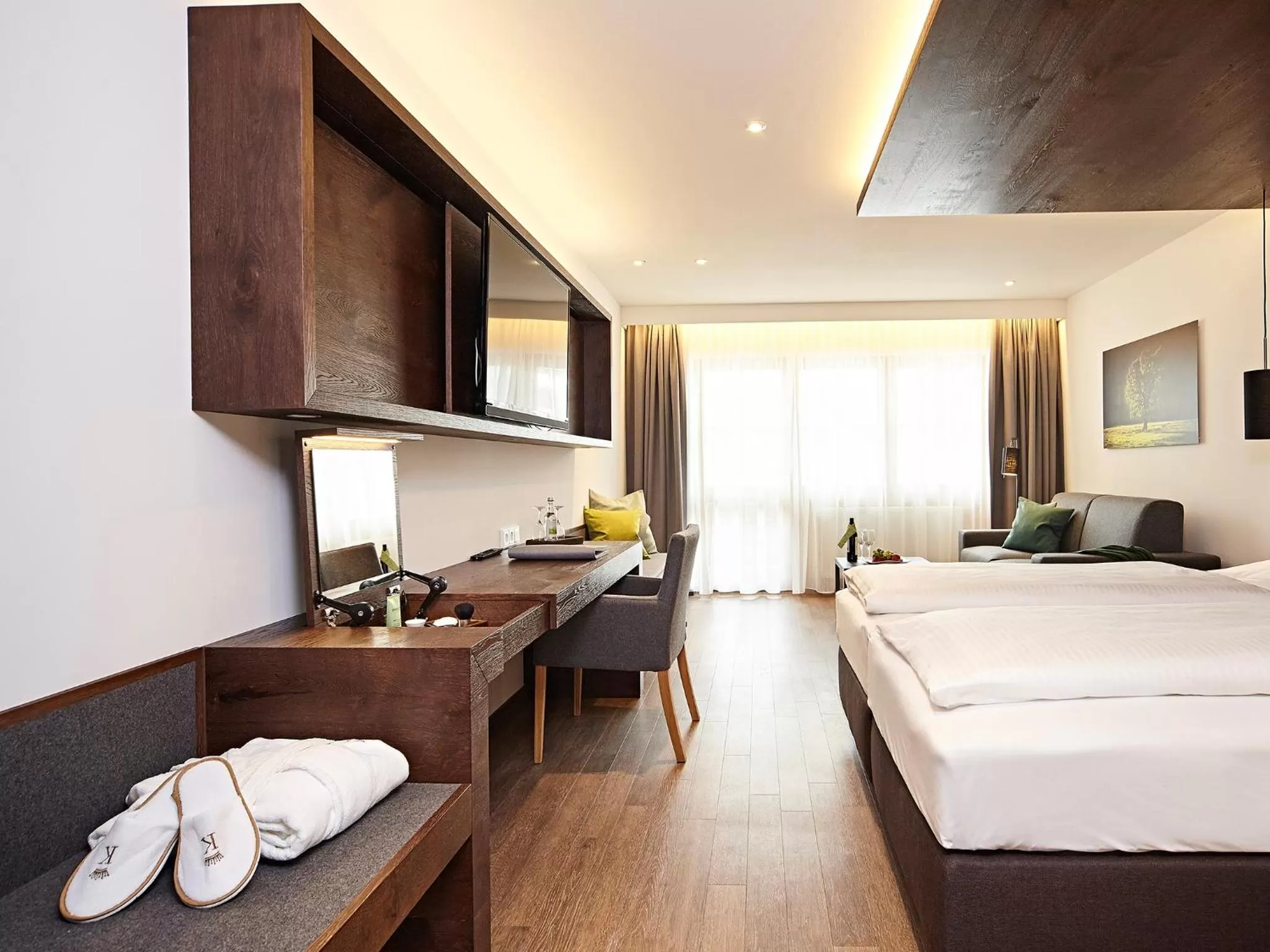 Photo of the whole room, Bed in Hotel Die Krone - Immenstadt-Stein