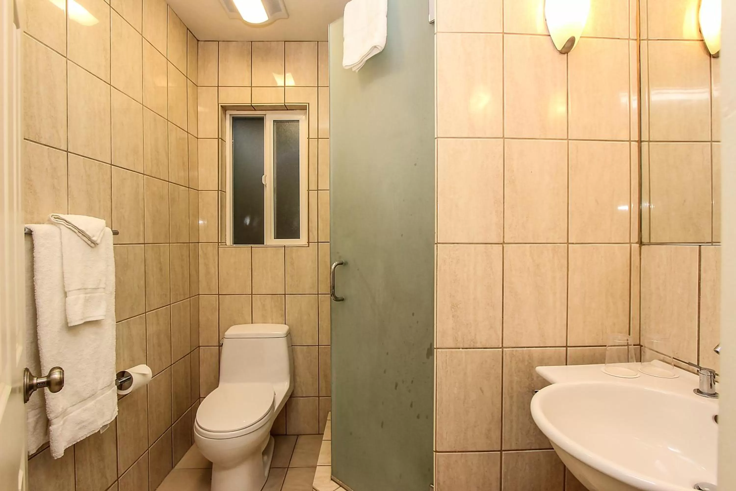 Bathroom in Santiago Resort - Palm Springs Premier Gay Men’s Resort