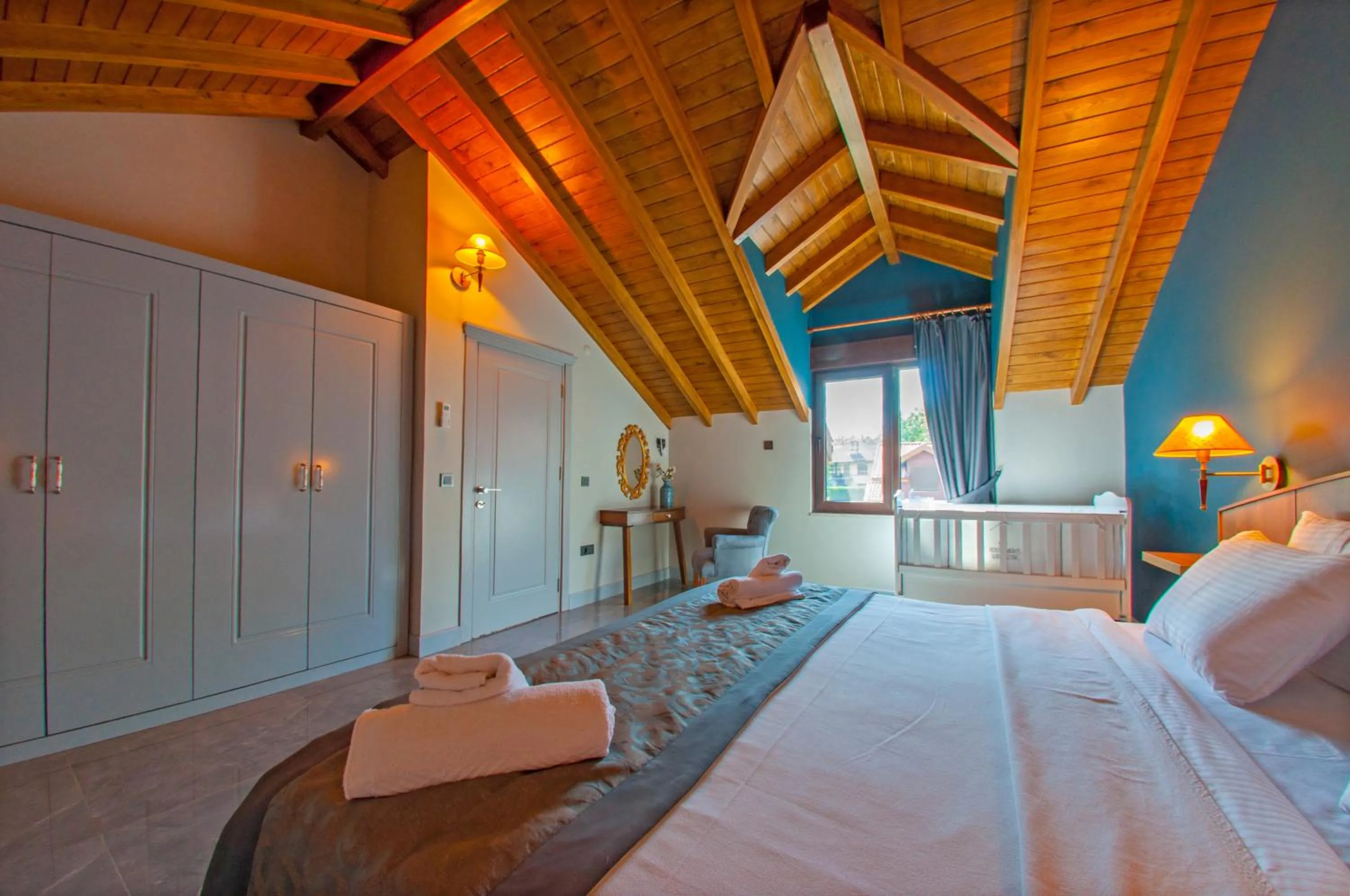 Bed in Villa Kirkpinar Sapanca