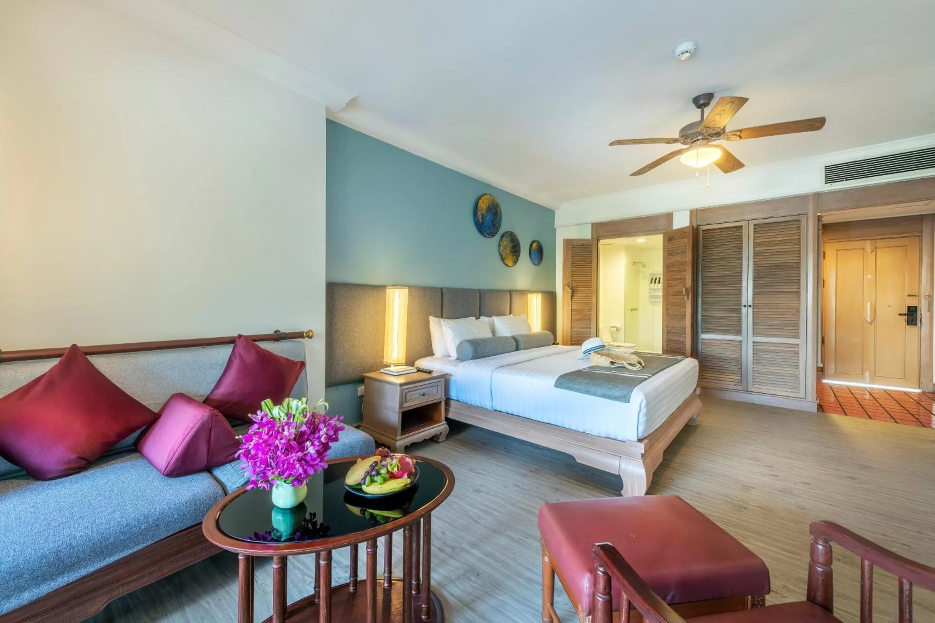 Bedroom, Bed in Chada Thai Village