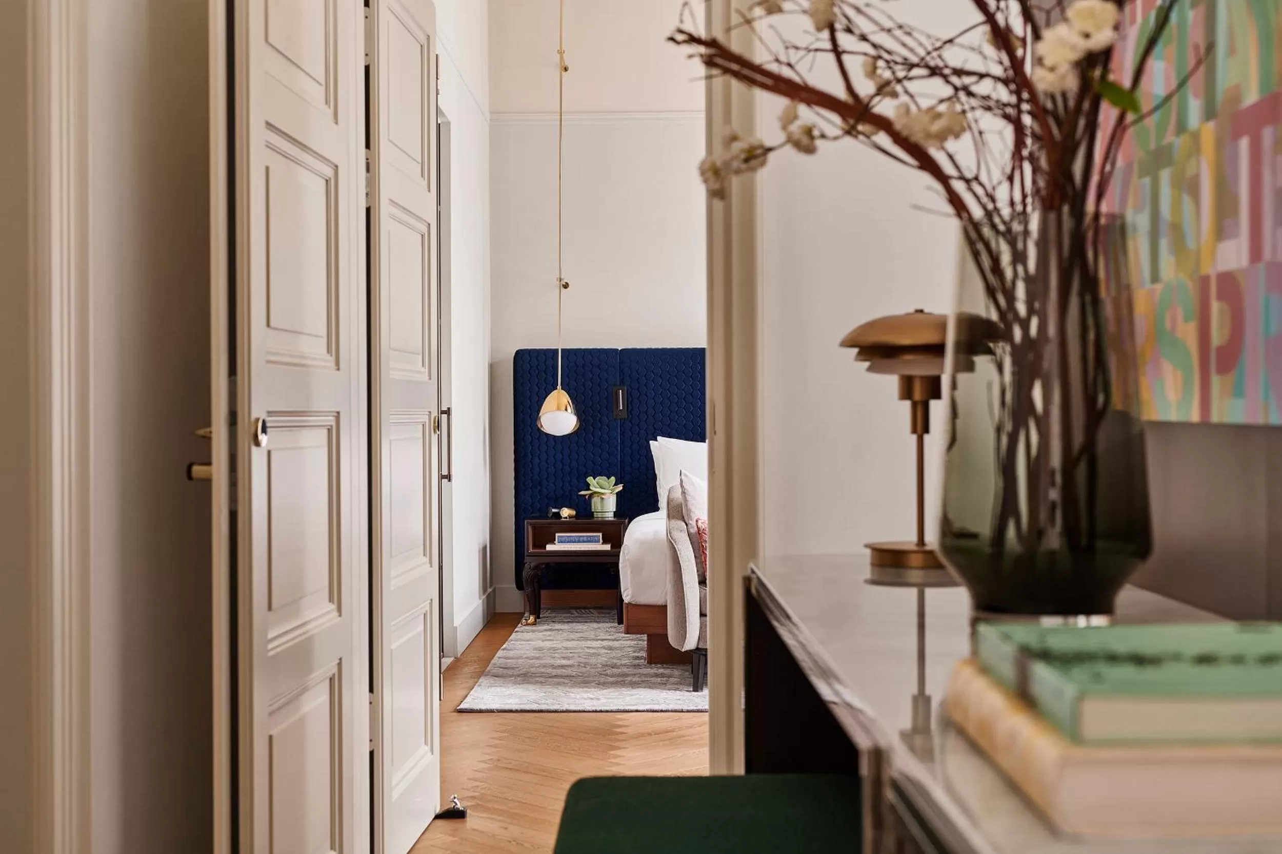 Bedroom, Bed in Andaz Prague, By Hyatt