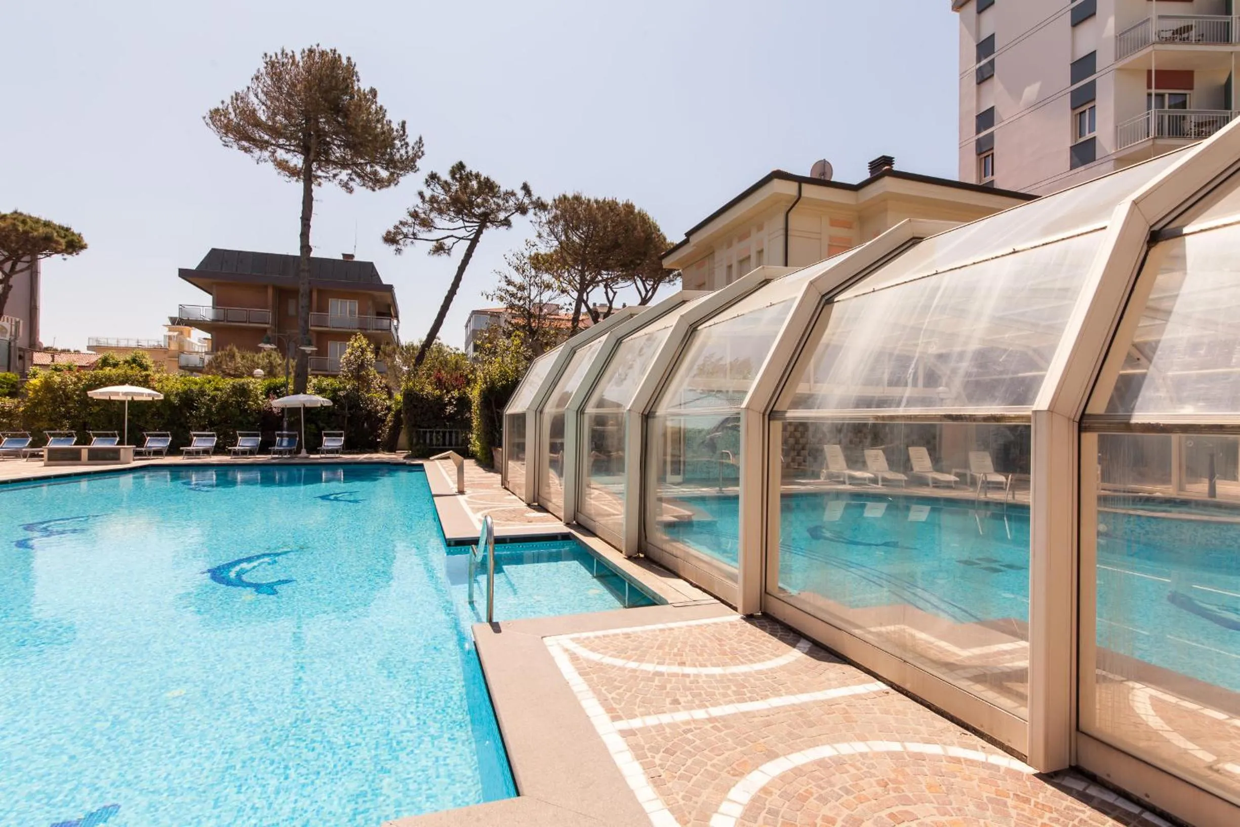 Swimming pool in Hotel Aurelia