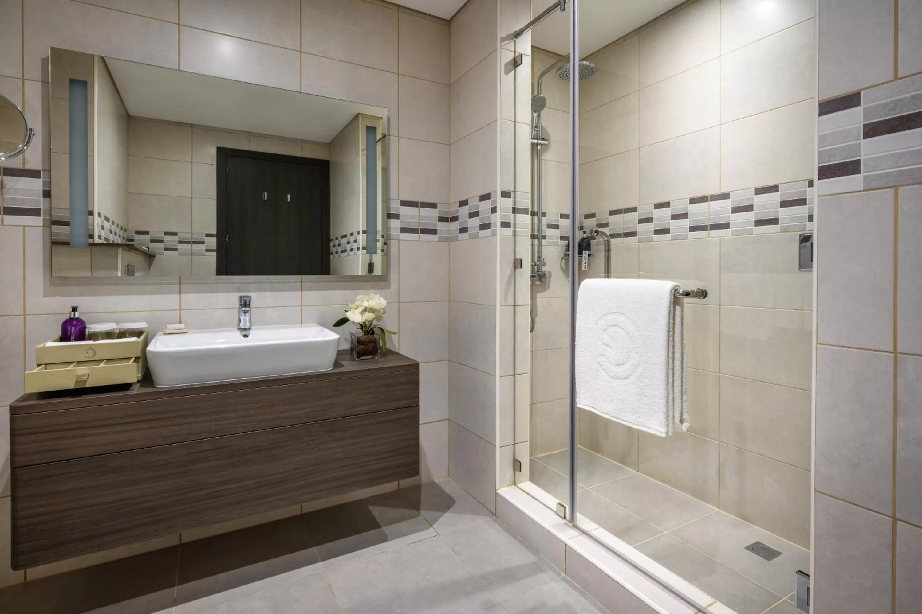 Shower in Centara West Bay Hotel & Residences Doha