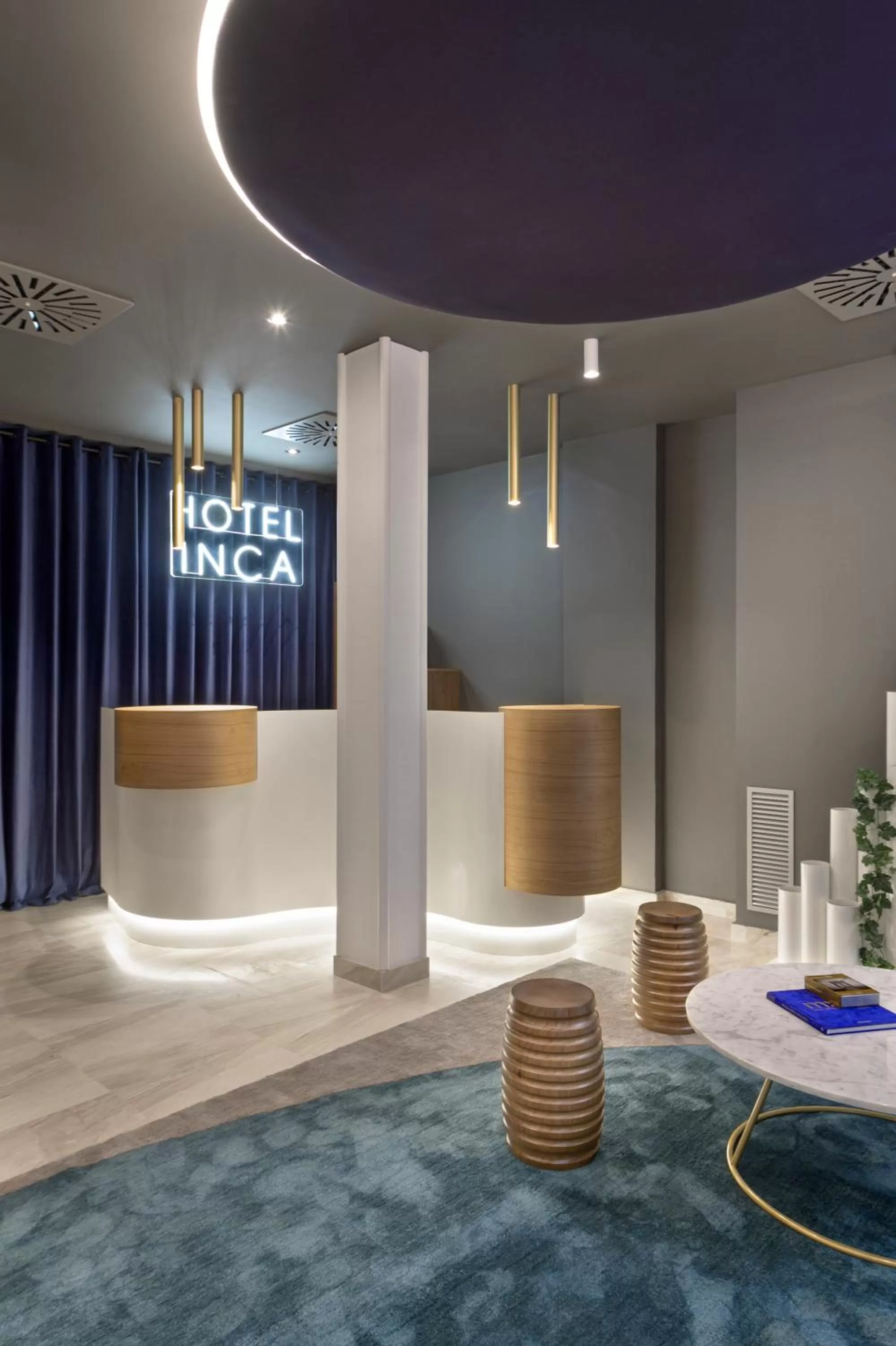 Lobby or reception in Hotel Inca