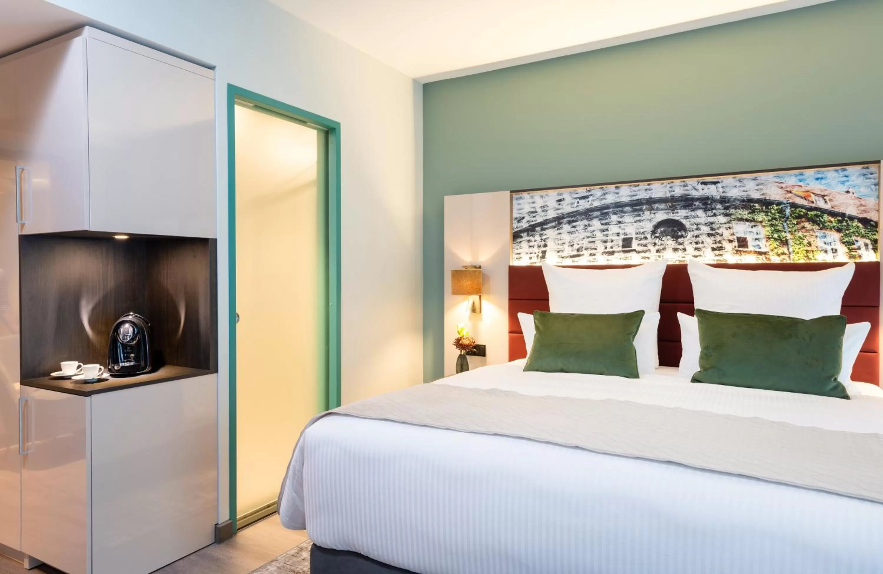 Photo of the whole room, Bed in Leonardo Hotel Augsburg