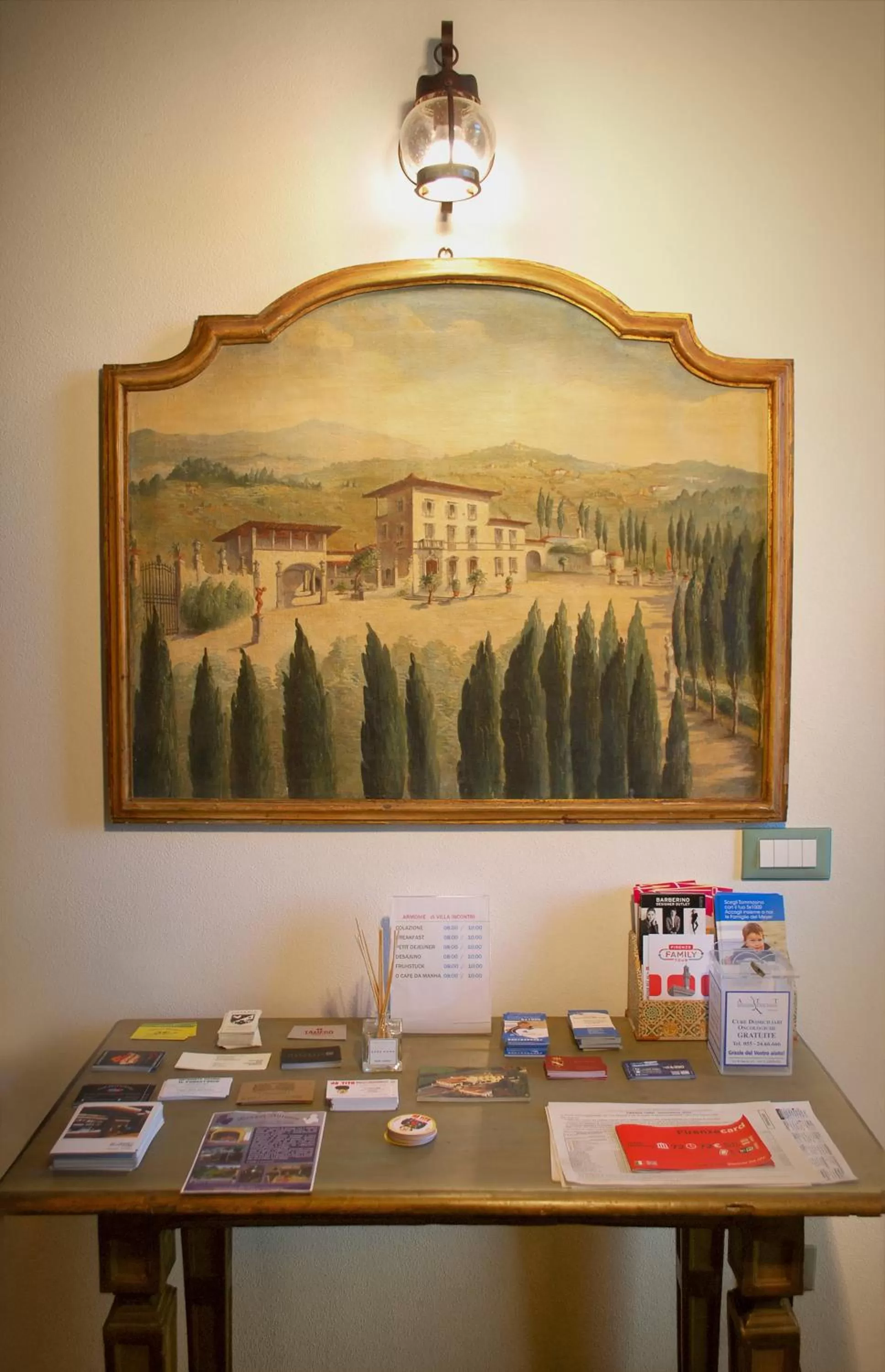 Lobby or reception in Armonie di Villa Incontri B&B