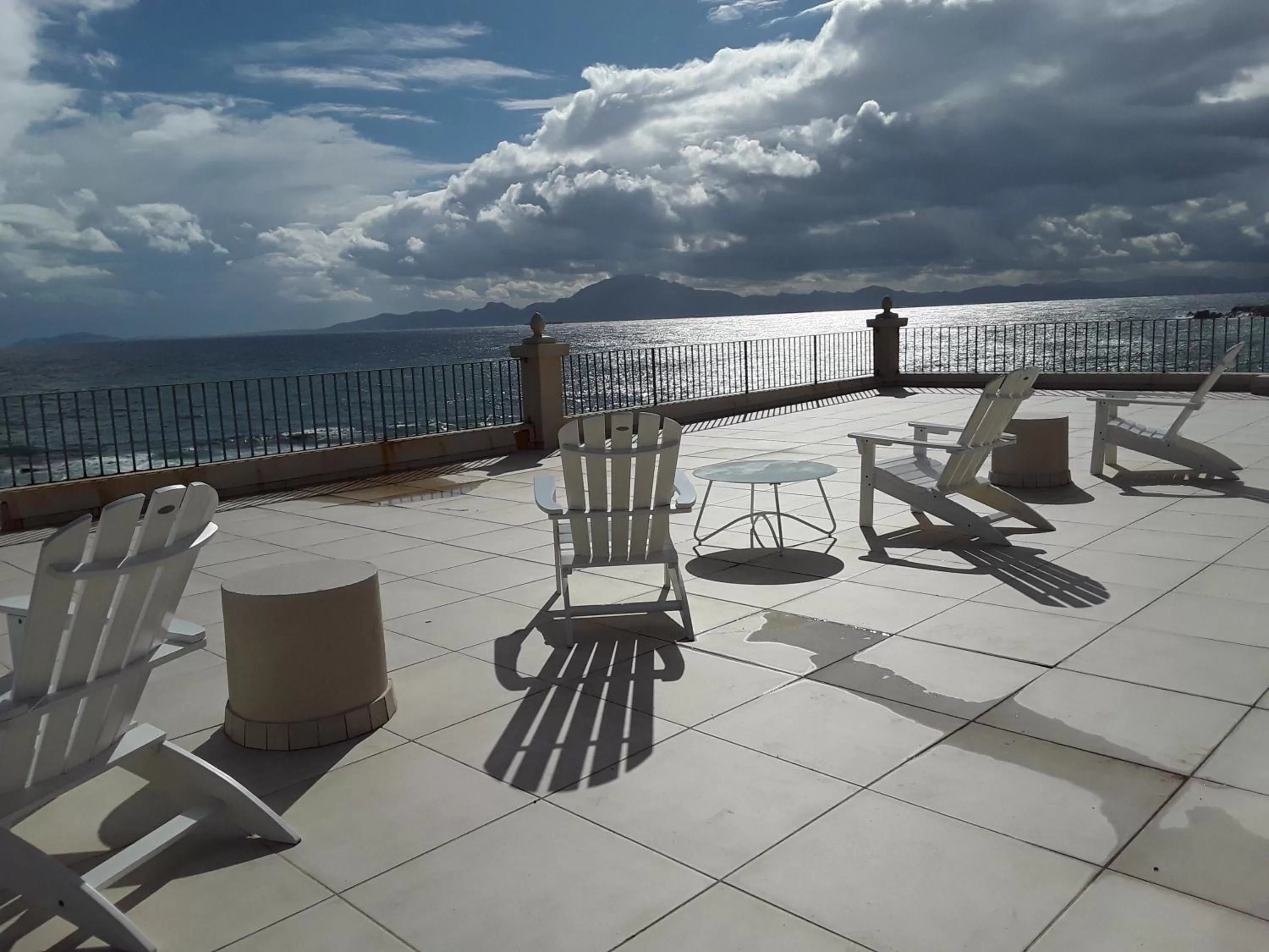 Balcony/Terrace in Punta Carnero Hostal singular