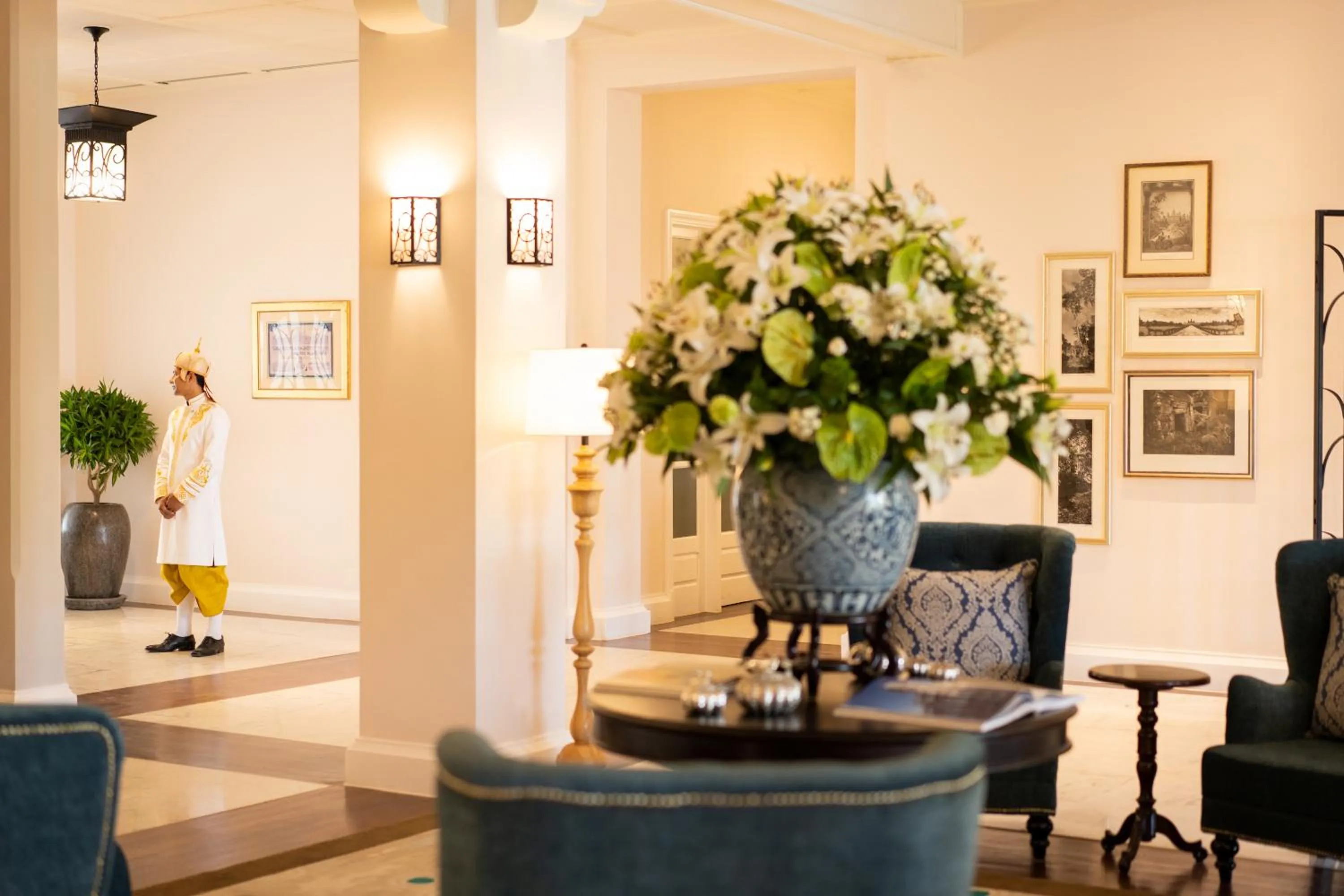 Lobby or reception in Raffles Grand Hotel d'Angkor