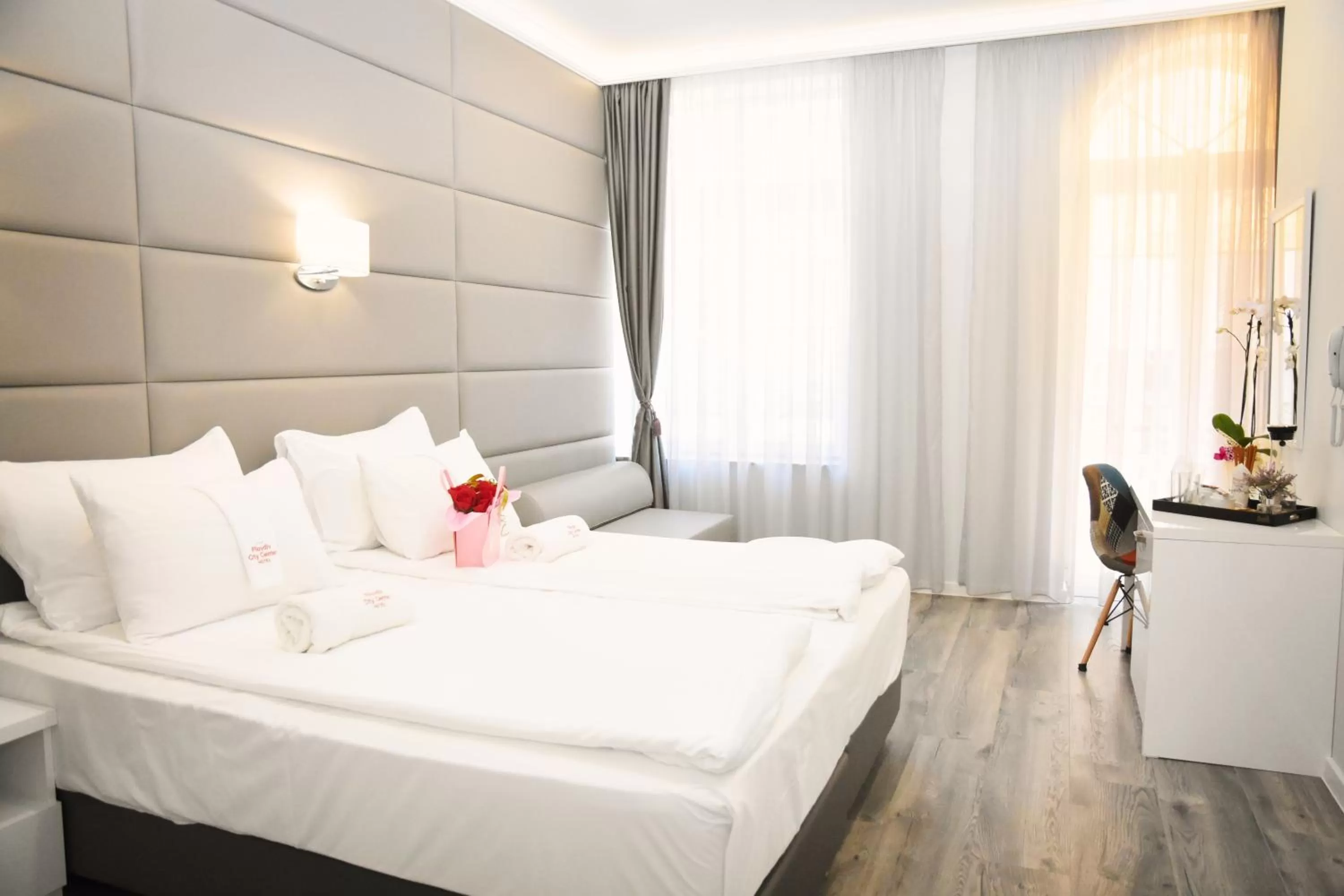 Photo of the whole room, Bed in Plovdiv City Center Hotel