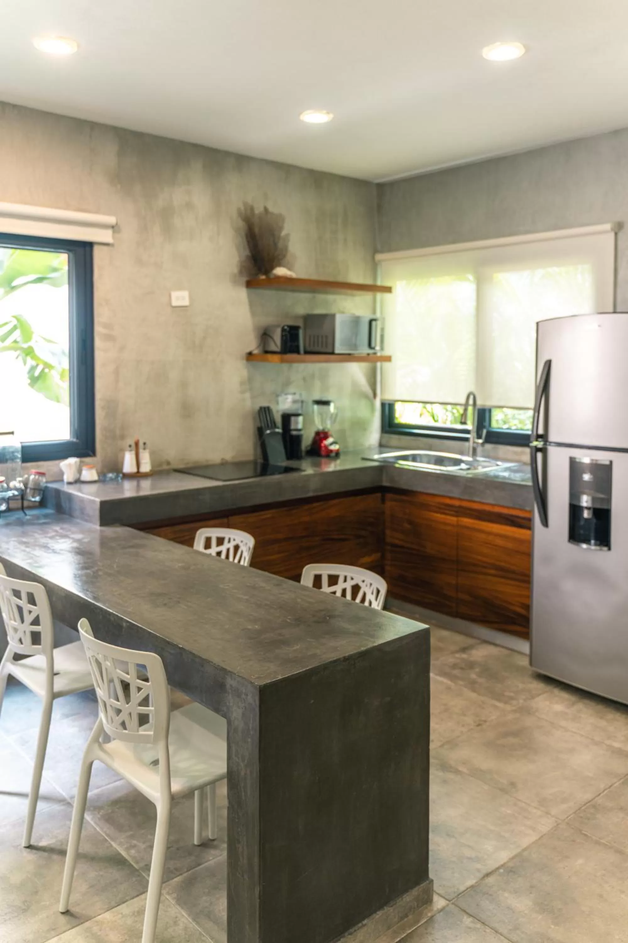 kitchen in Panacea Condo Tulum